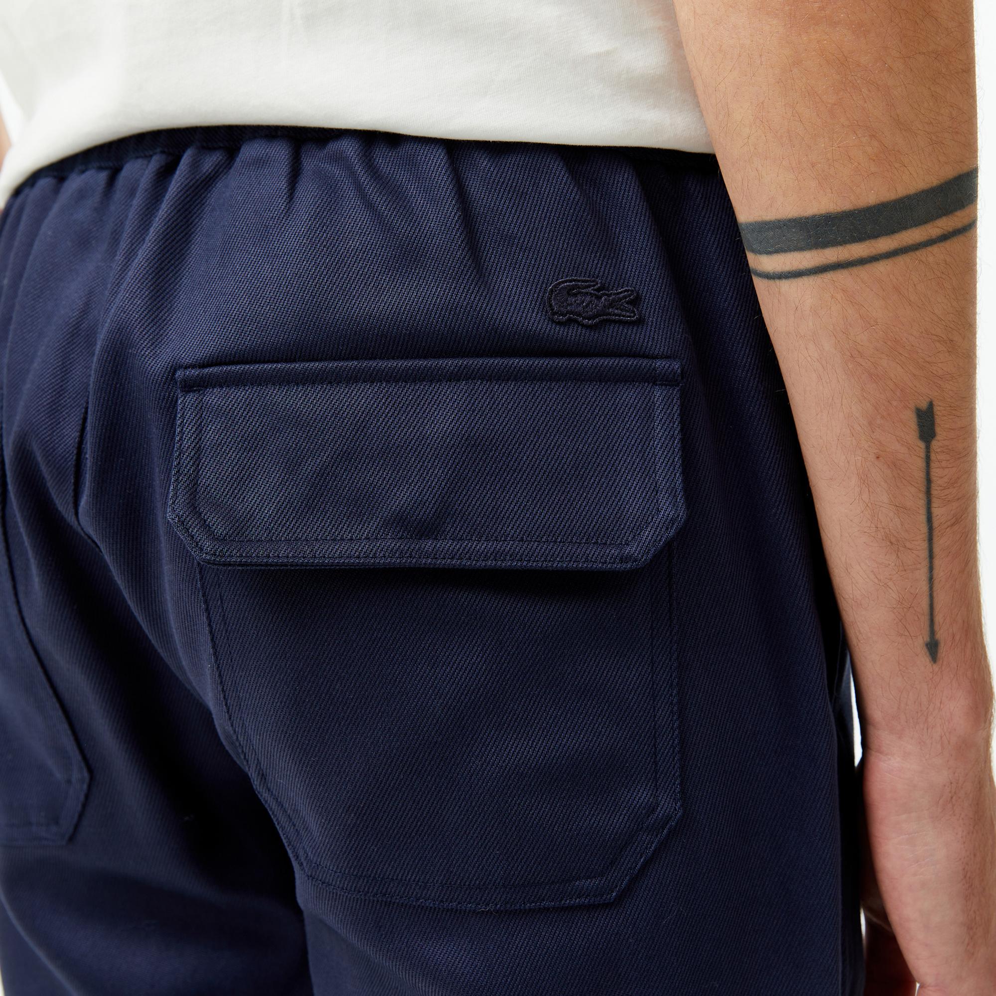 Erkek Straight Fit Chino Lacivert Pantolon