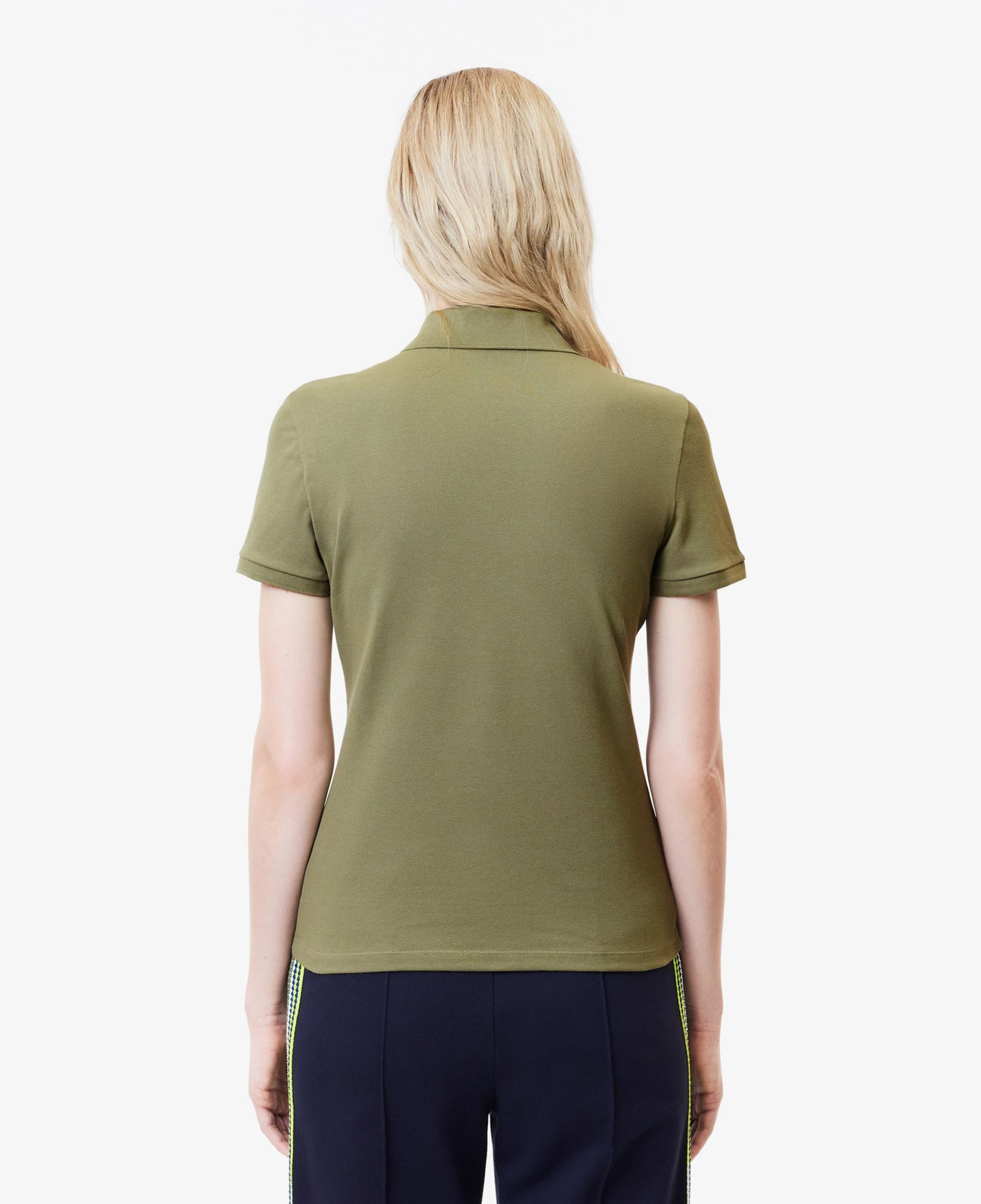 Kadın Slim Fit Haki Polo