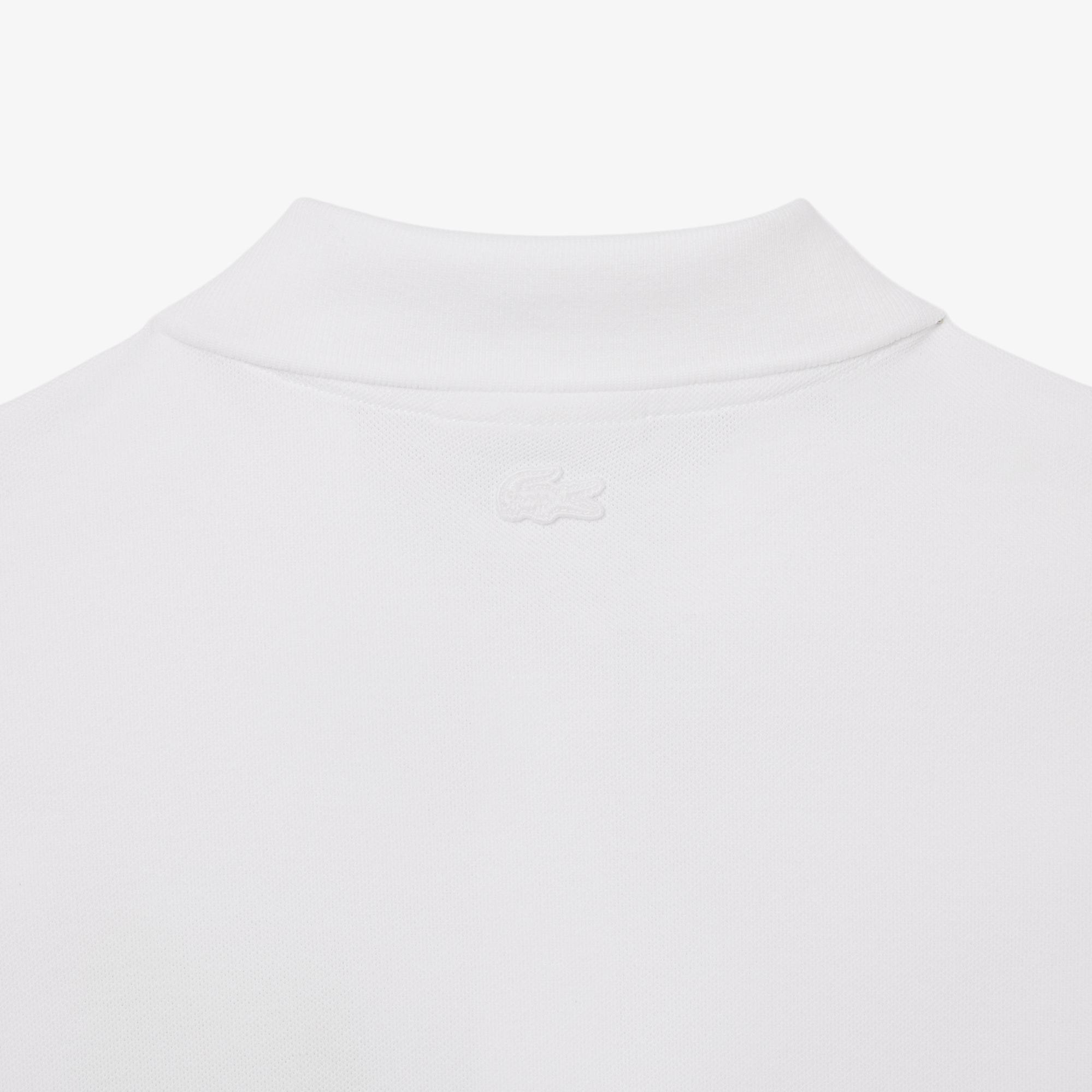 Kadın Slim Fit Beyaz Polo