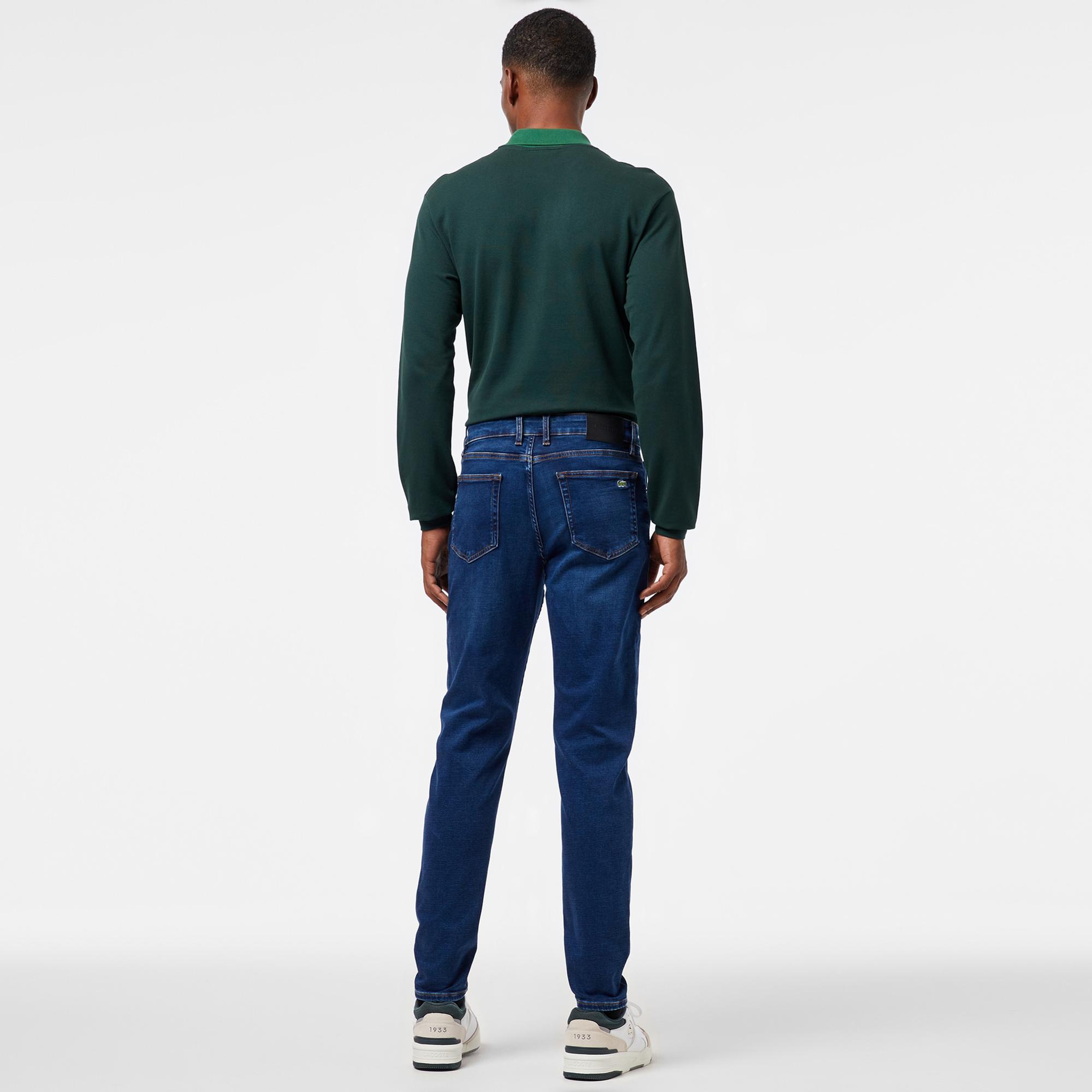 Erkek Regular Fit Denim Mavi Pantolon