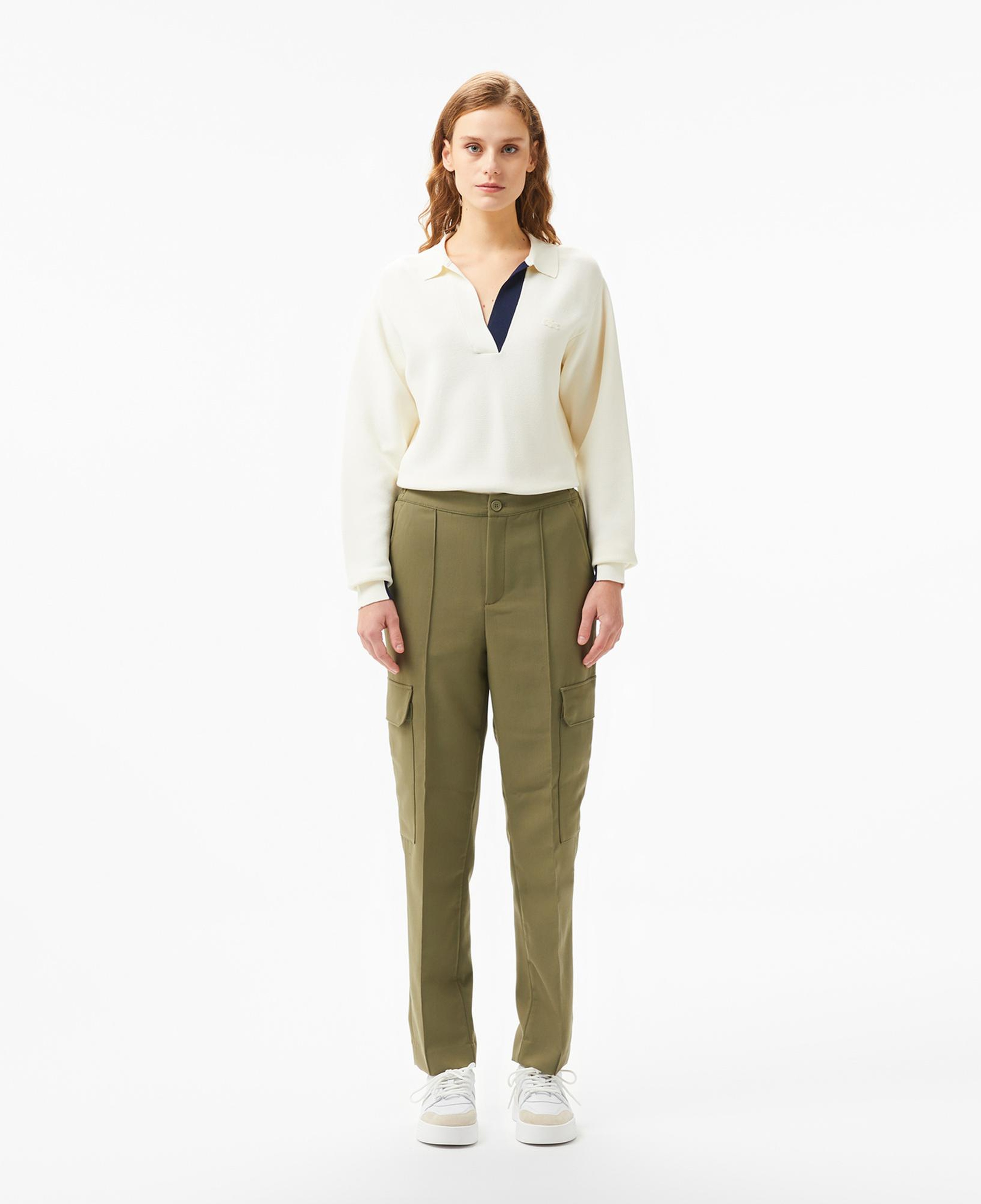 Kadın Regular Fit Haki Pantolon