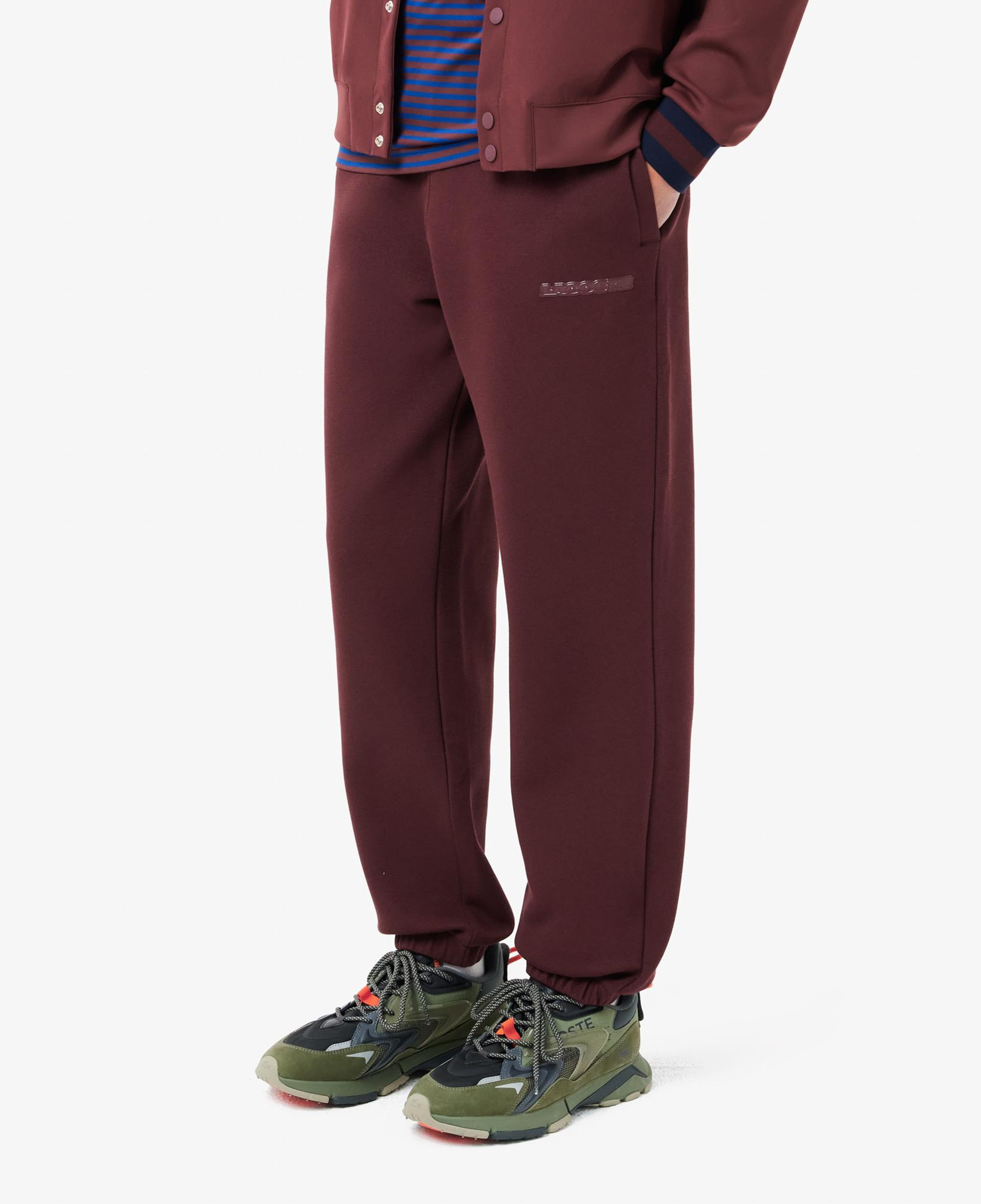 Erkek Regular Fit Bordo Eşofman Altı