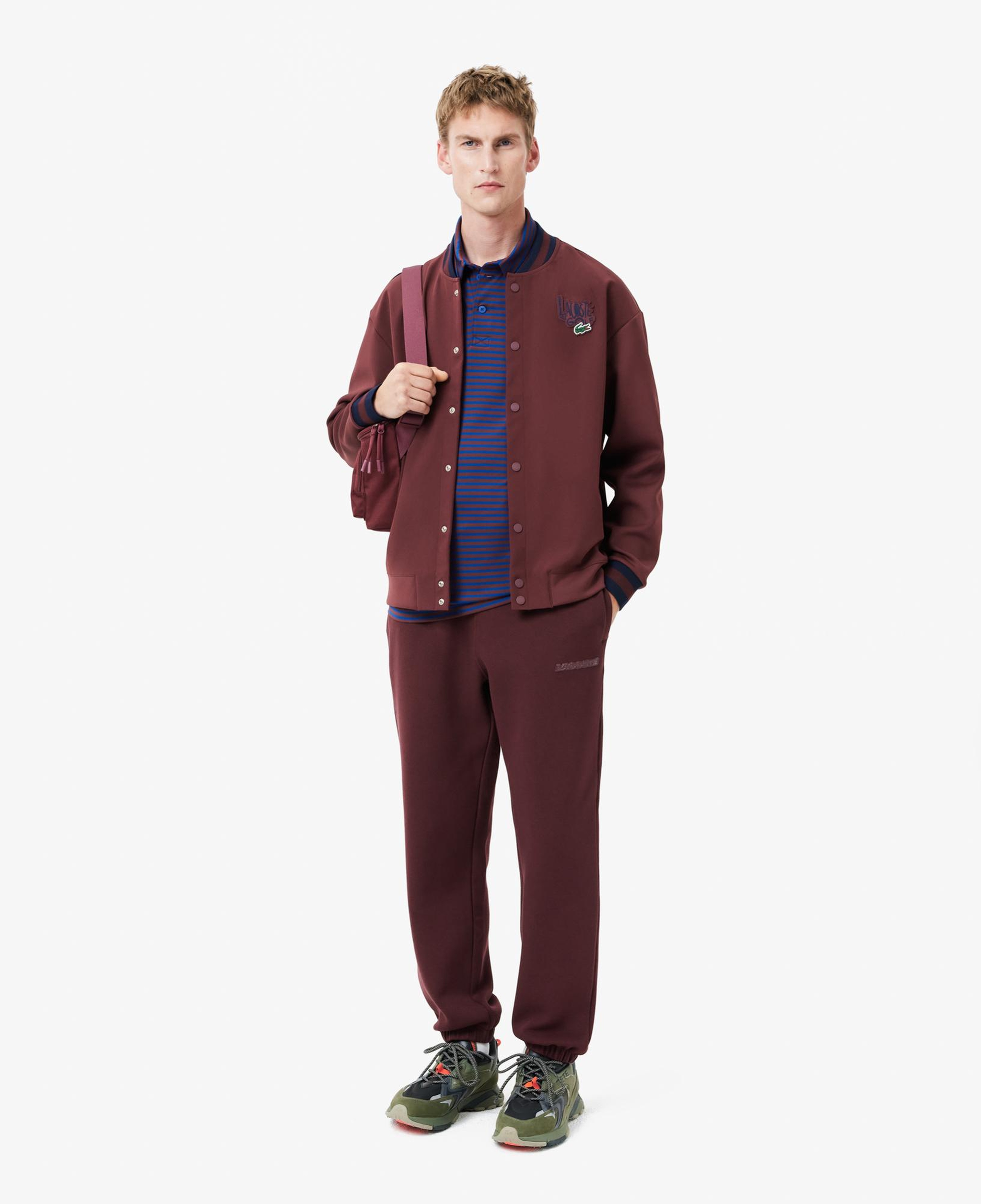 Erkek Regular Fit Bordo Eşofman Altı
