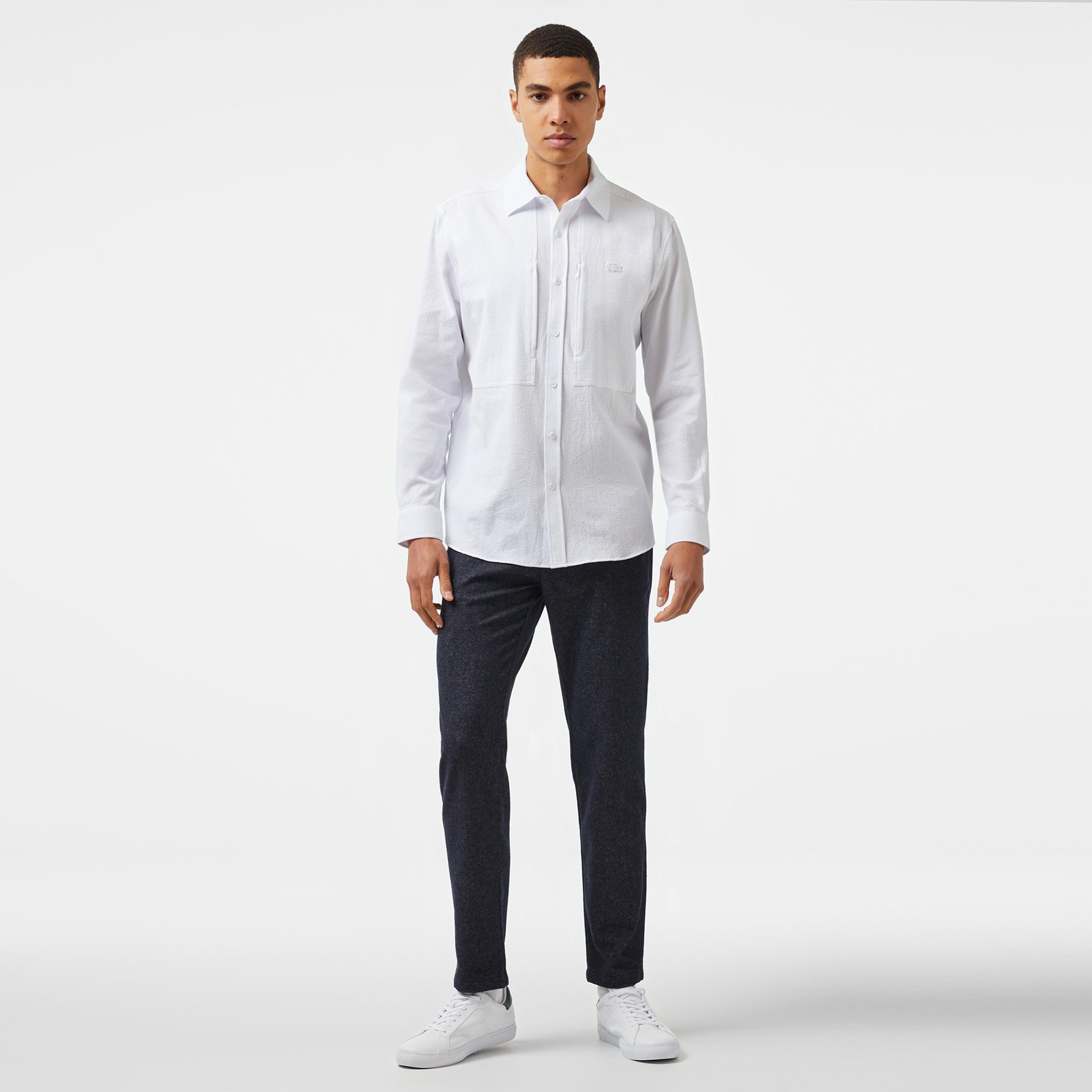 Erkek Regular Fit Beyaz Gömlek