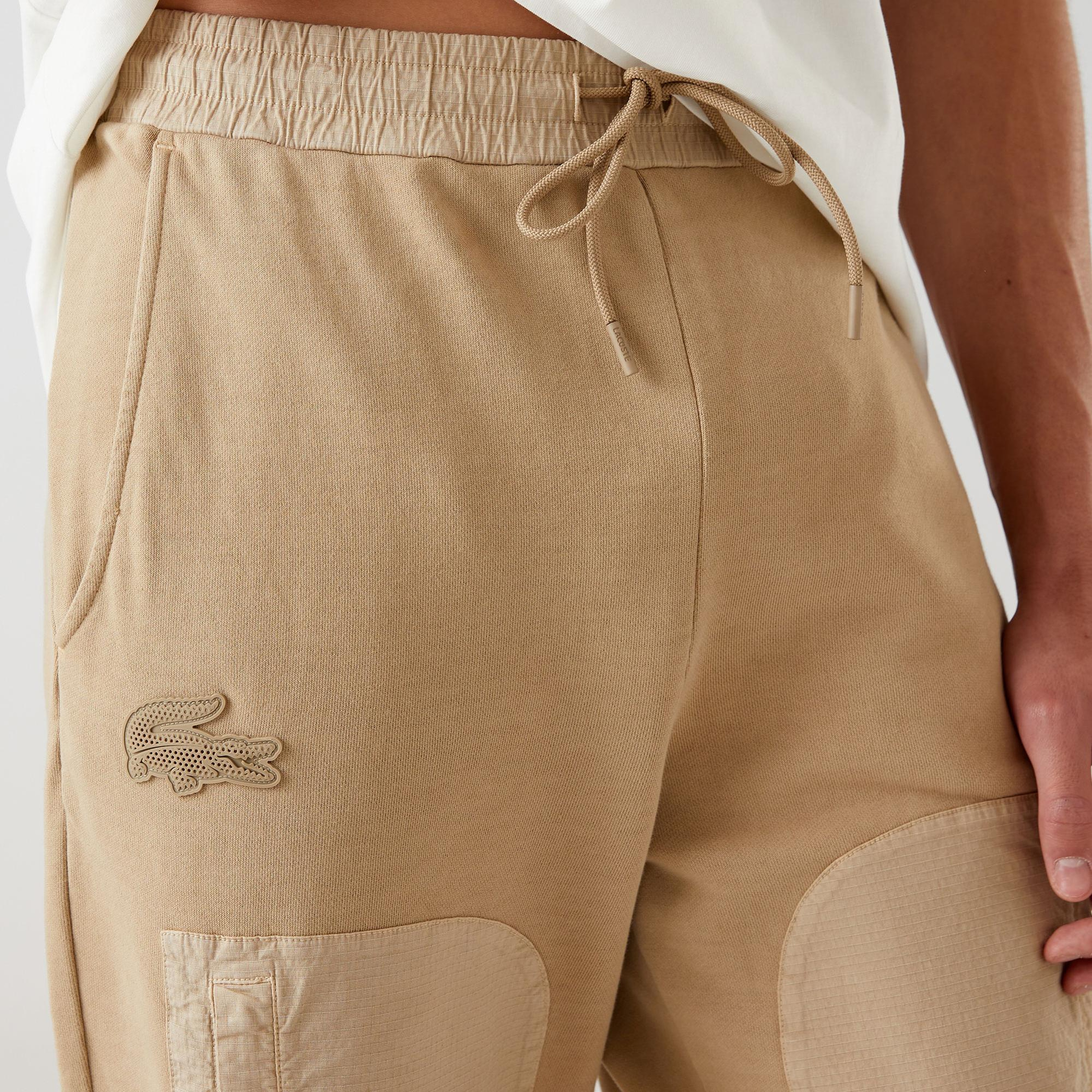 Lacoste x House of SuperStep Erkek Kahverengi Eşofman Altı