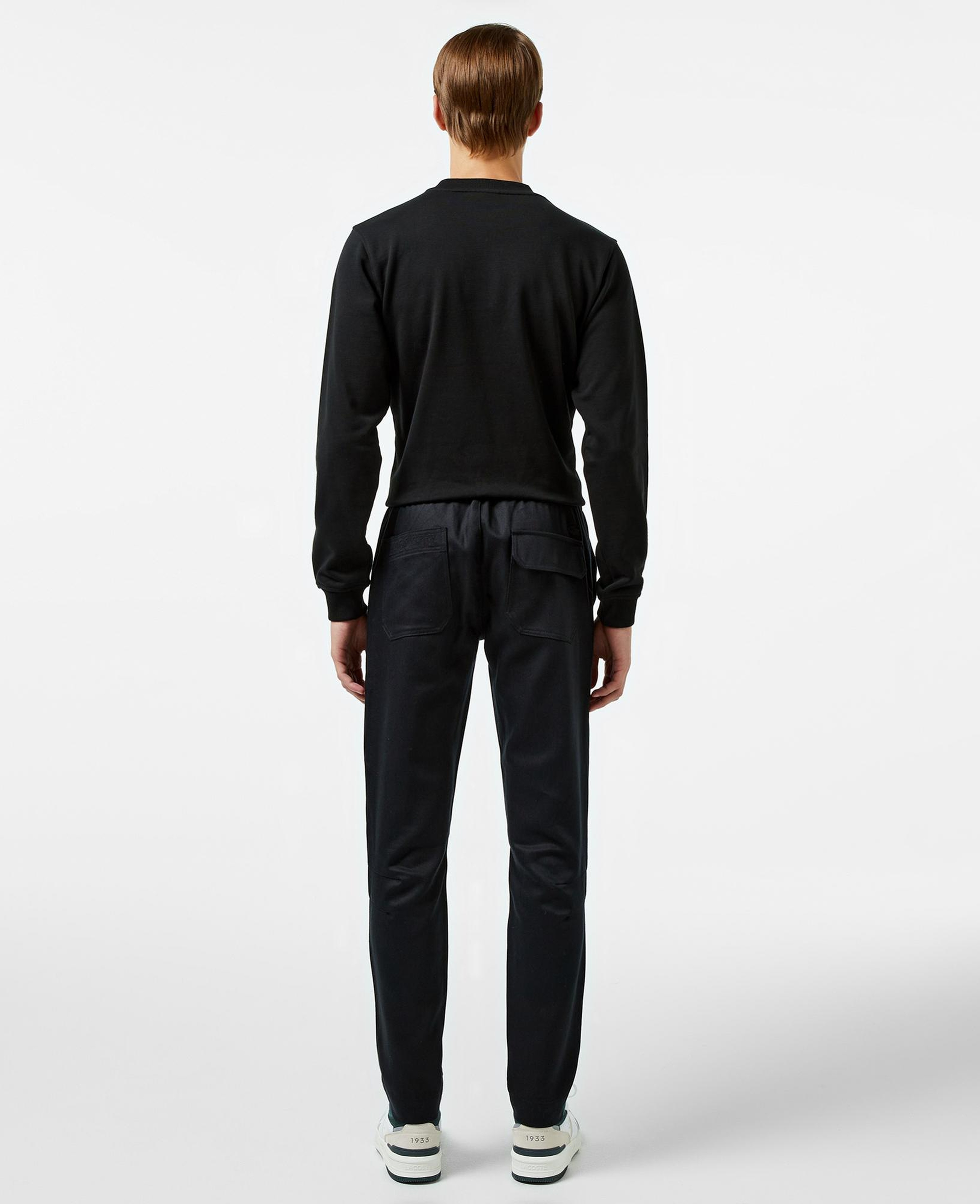 Erkek Straight Fit Chino Siyah Pantolon