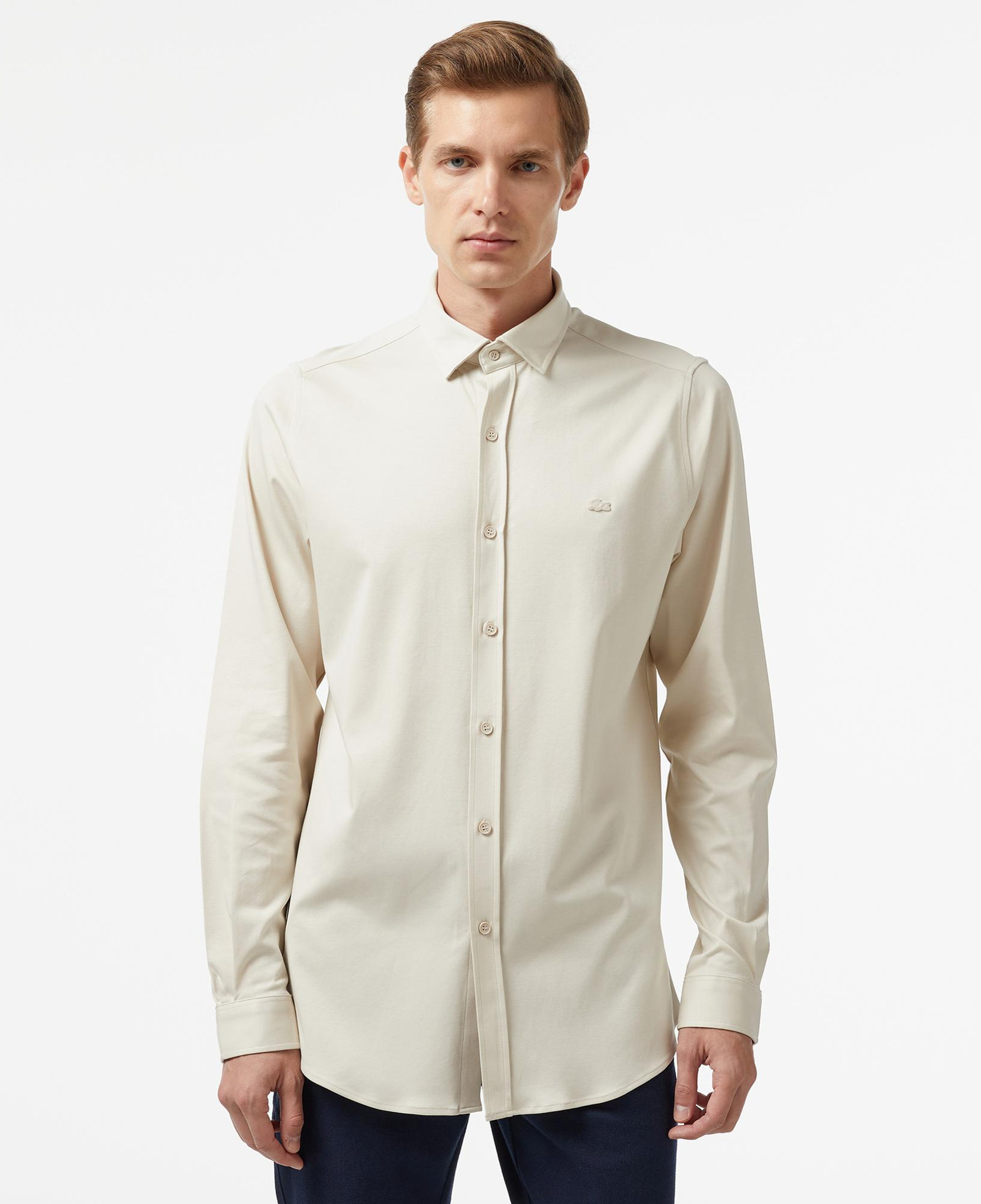 Erkek Slim Fit Gri Gömlek