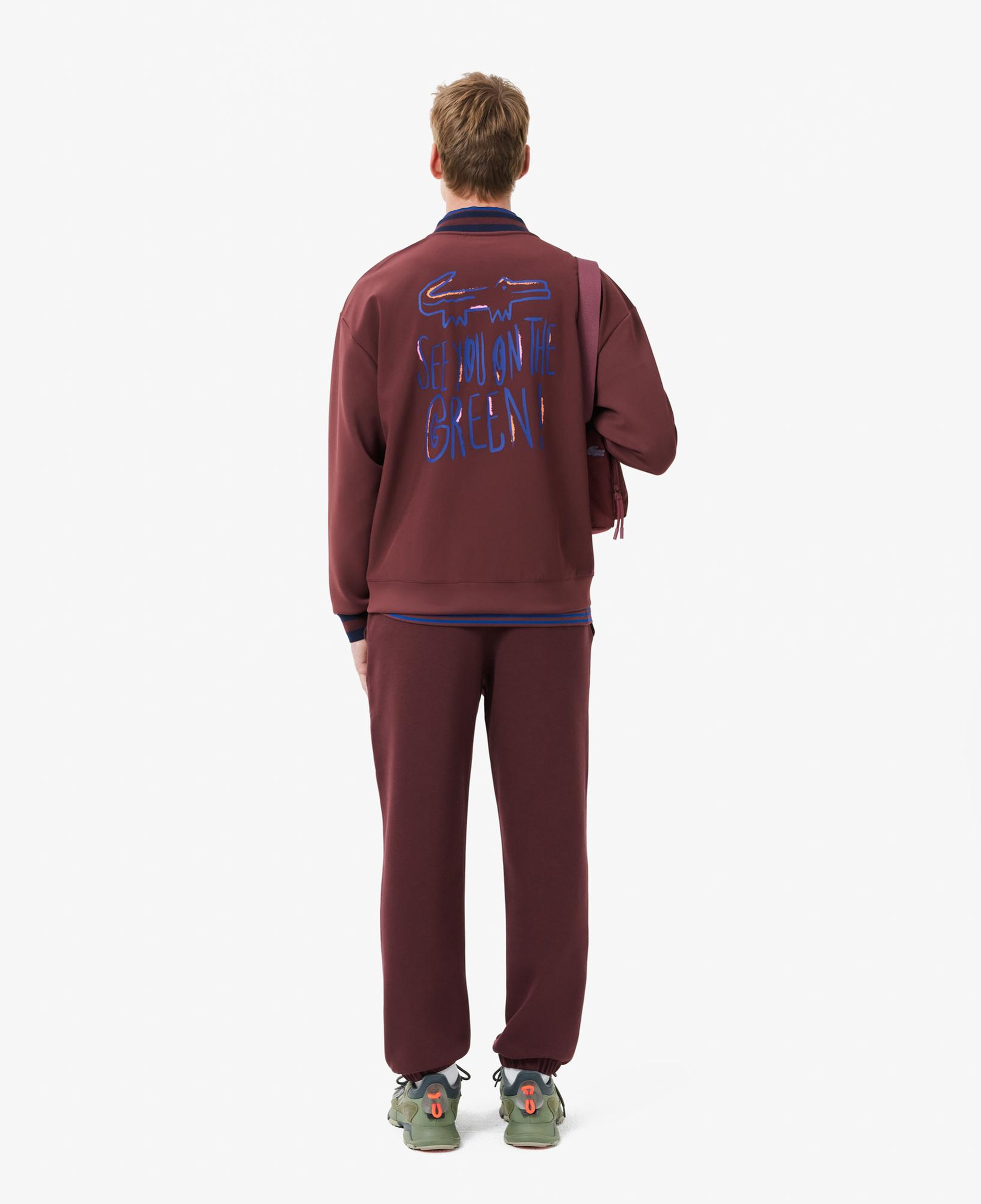 Erkek Regular Fit Bordo Eşofman Altı