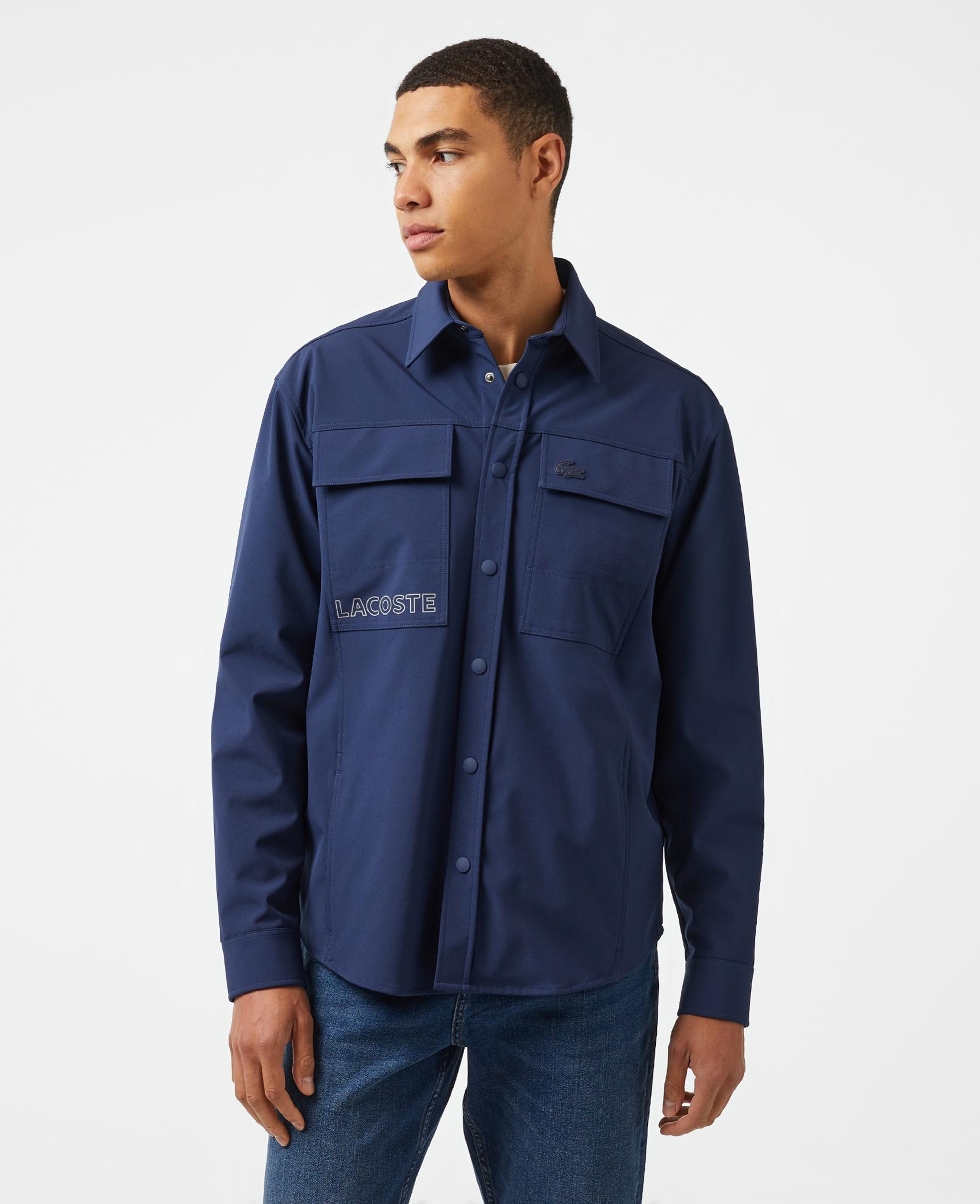Erkek Relaxed Fit Lacivert Gömlek