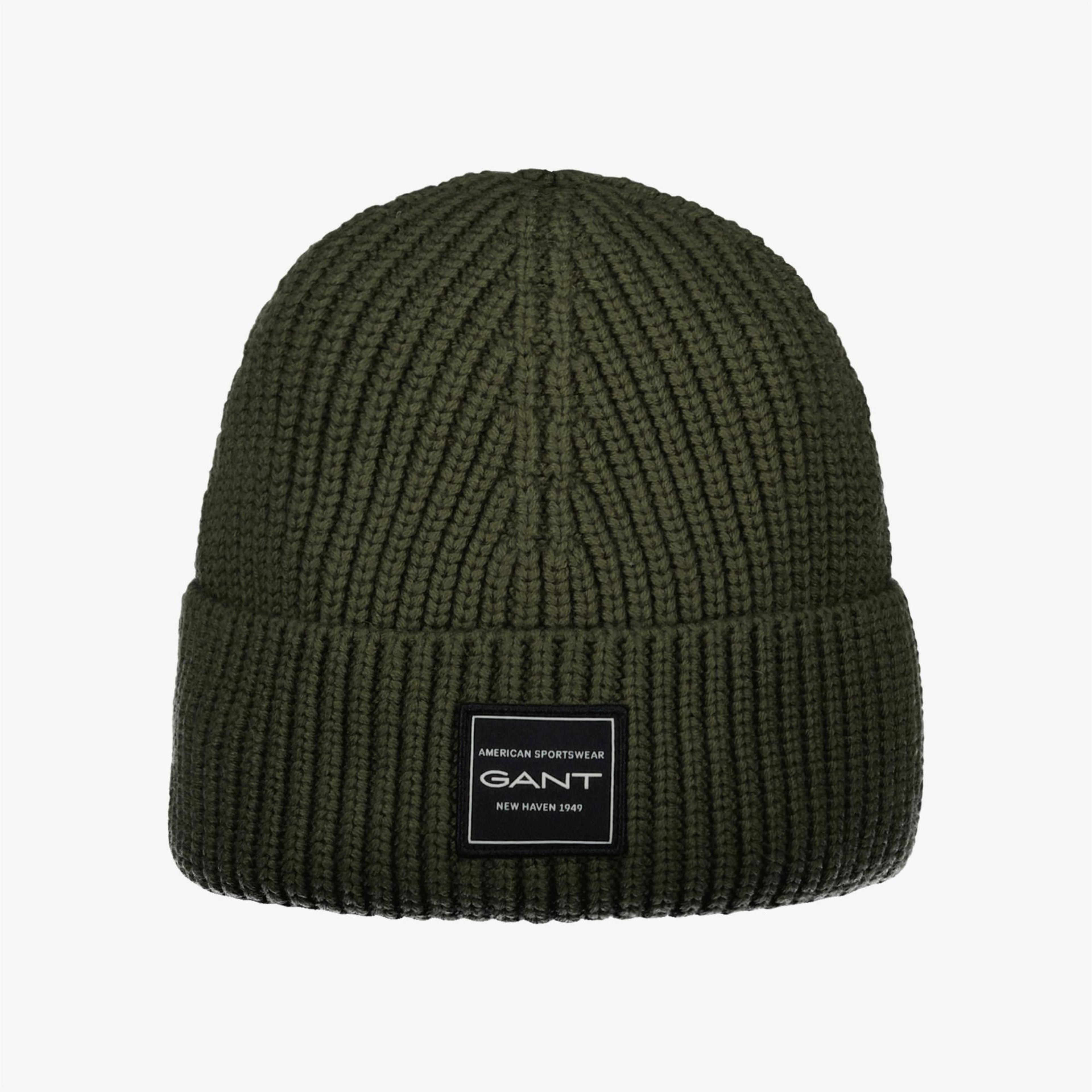 GANT Unisex Yeşil Logolu Bere