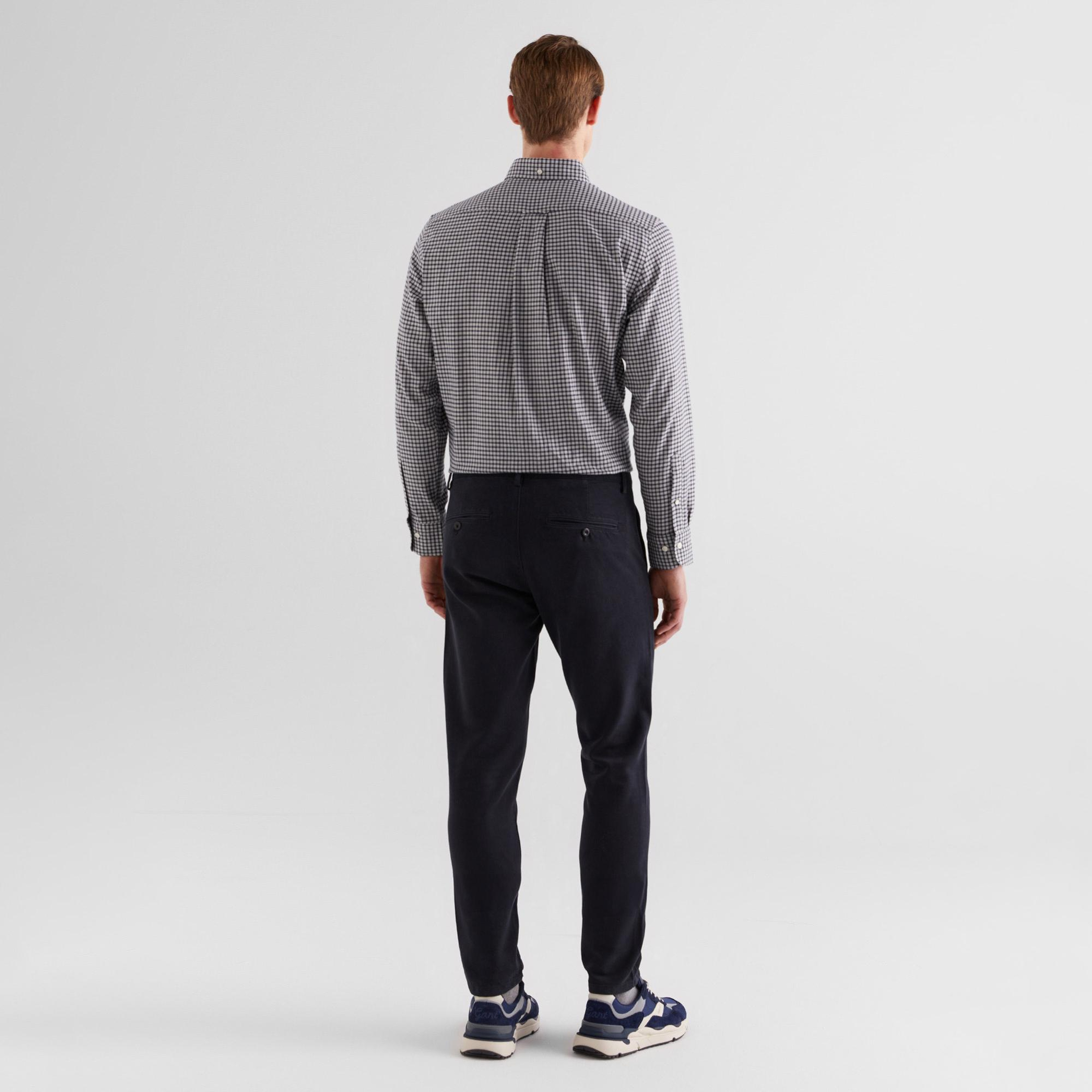 GANT Erkek Siyah Regular Fit Pantolon