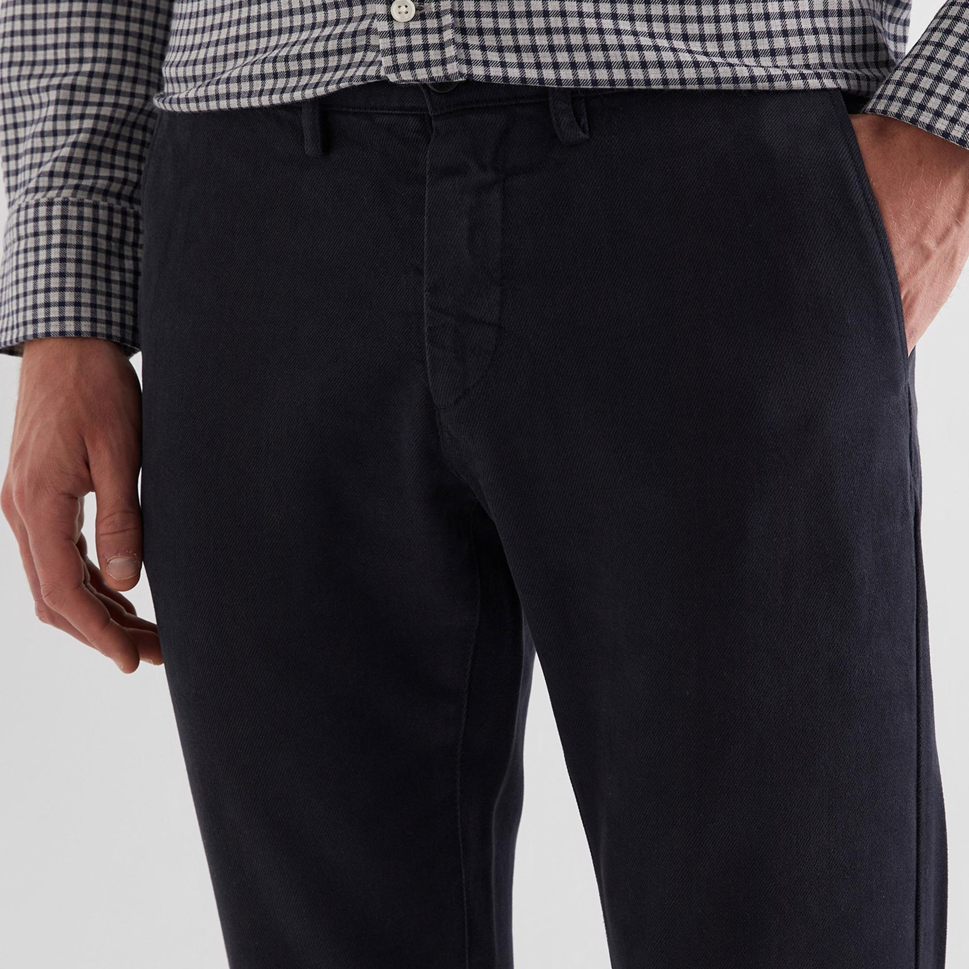 GANT Erkek Siyah Regular Fit Pantolon