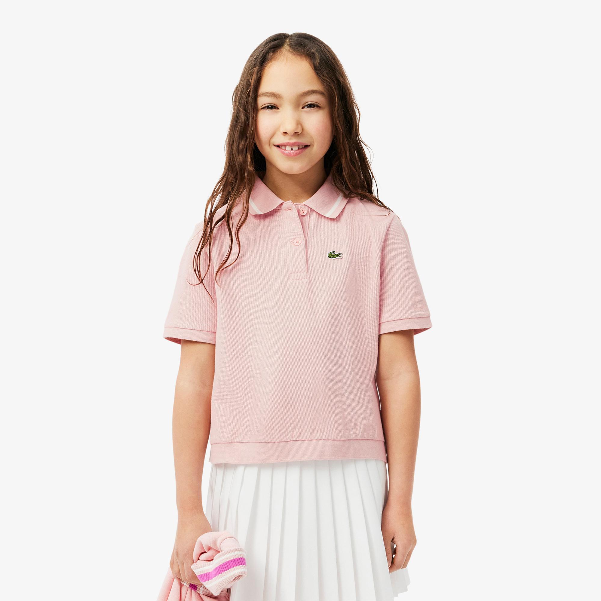 Lacoste Kız Çocuk Pembe Polo