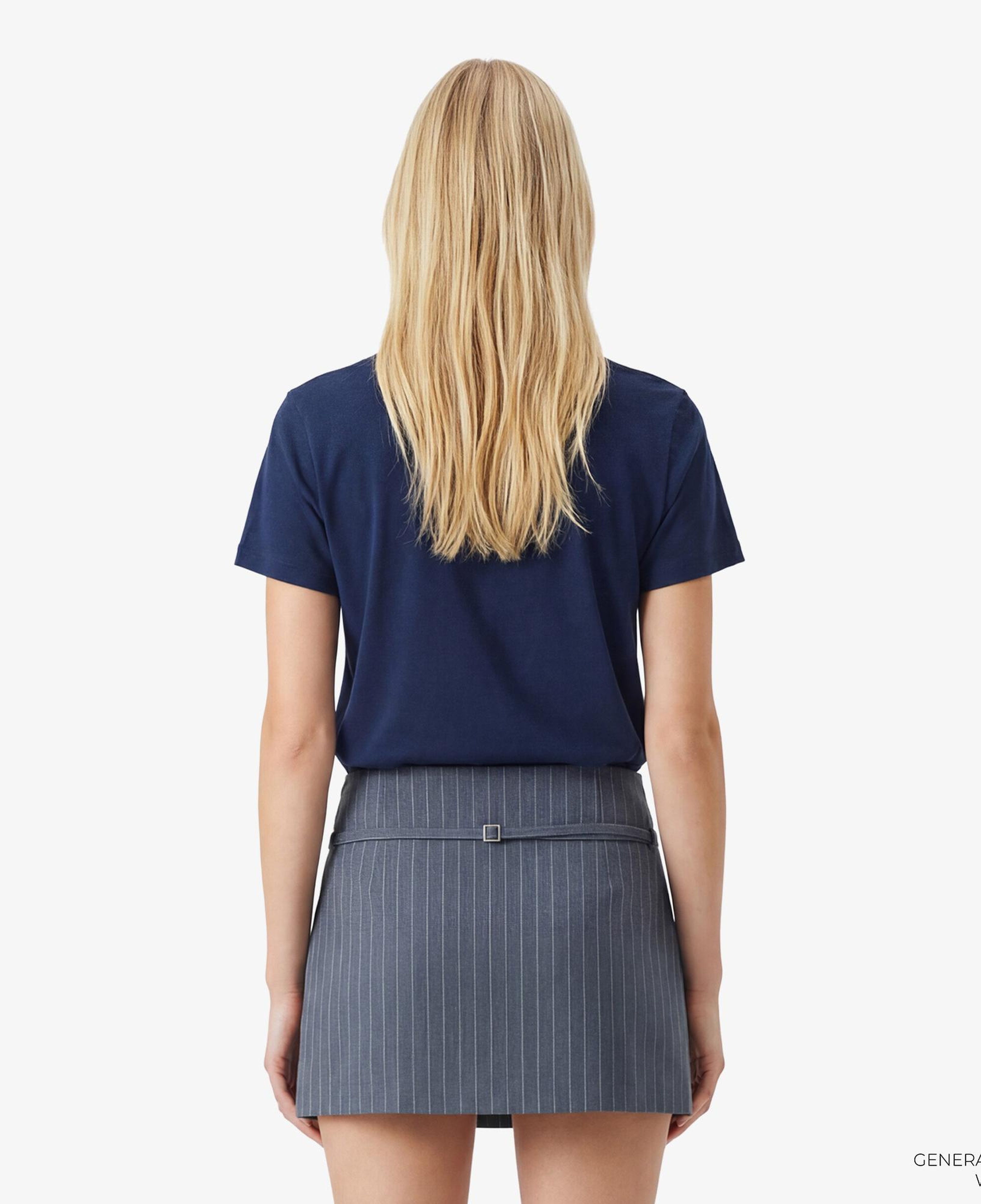 Guess Sonia Aktif Modal Karışımlı Slim Fit Kadın Mavi T-Shirt