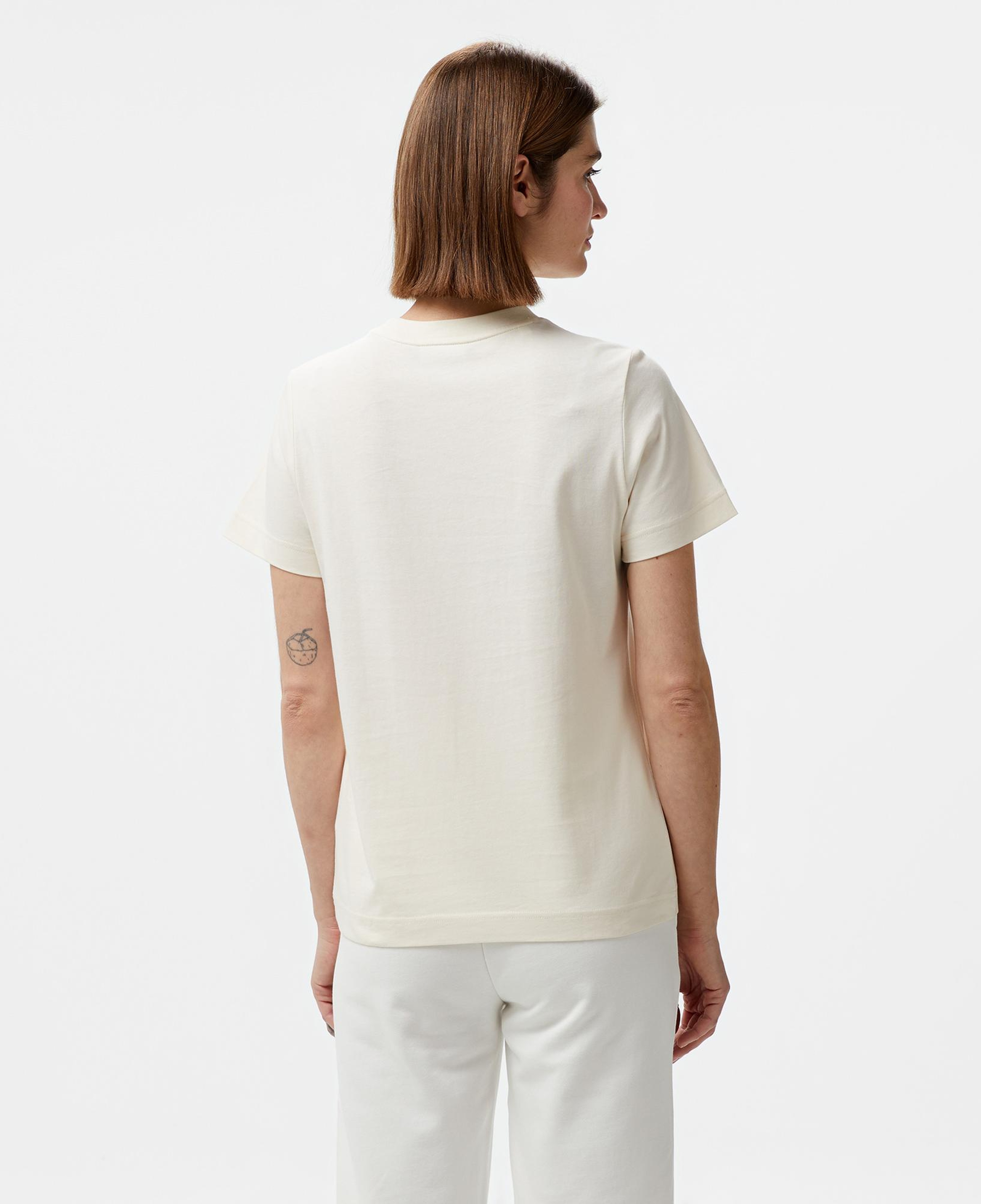 Lacoste Classic Kadın Krem T-Shirt