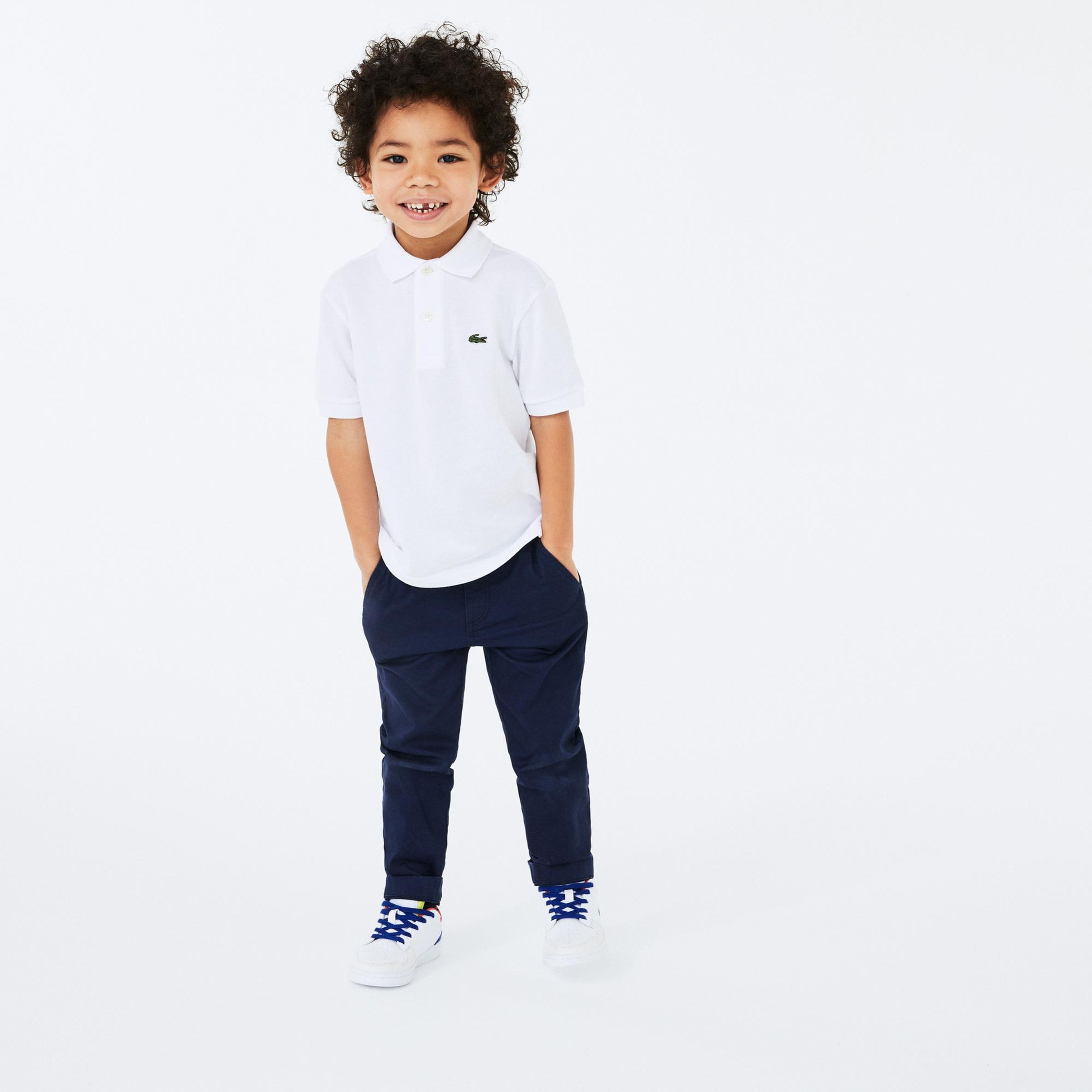 Lacoste Çocuk Regular Fit Beyaz Polo