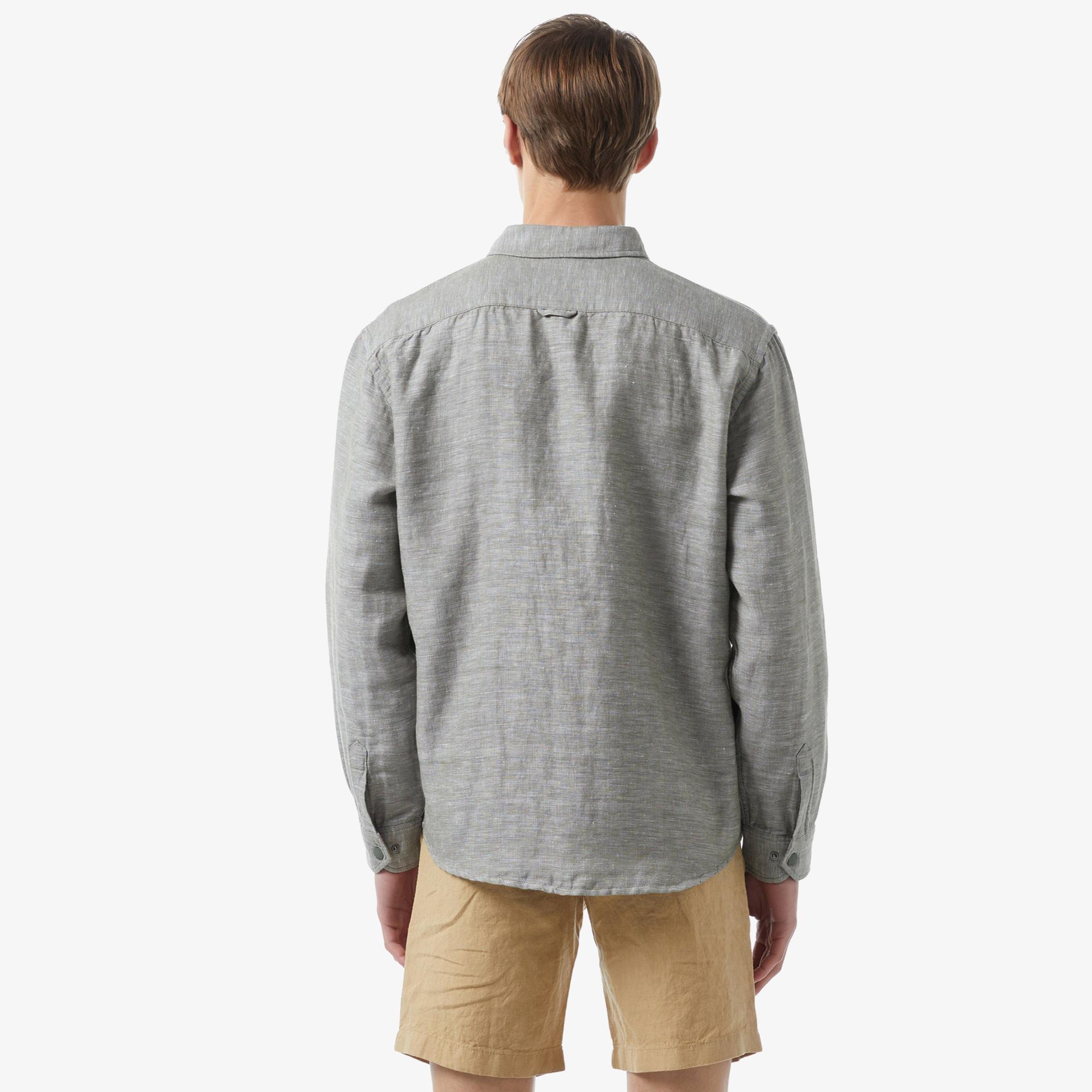 Lacoste Erkek Relaxed Fit Yeşil Gömlek