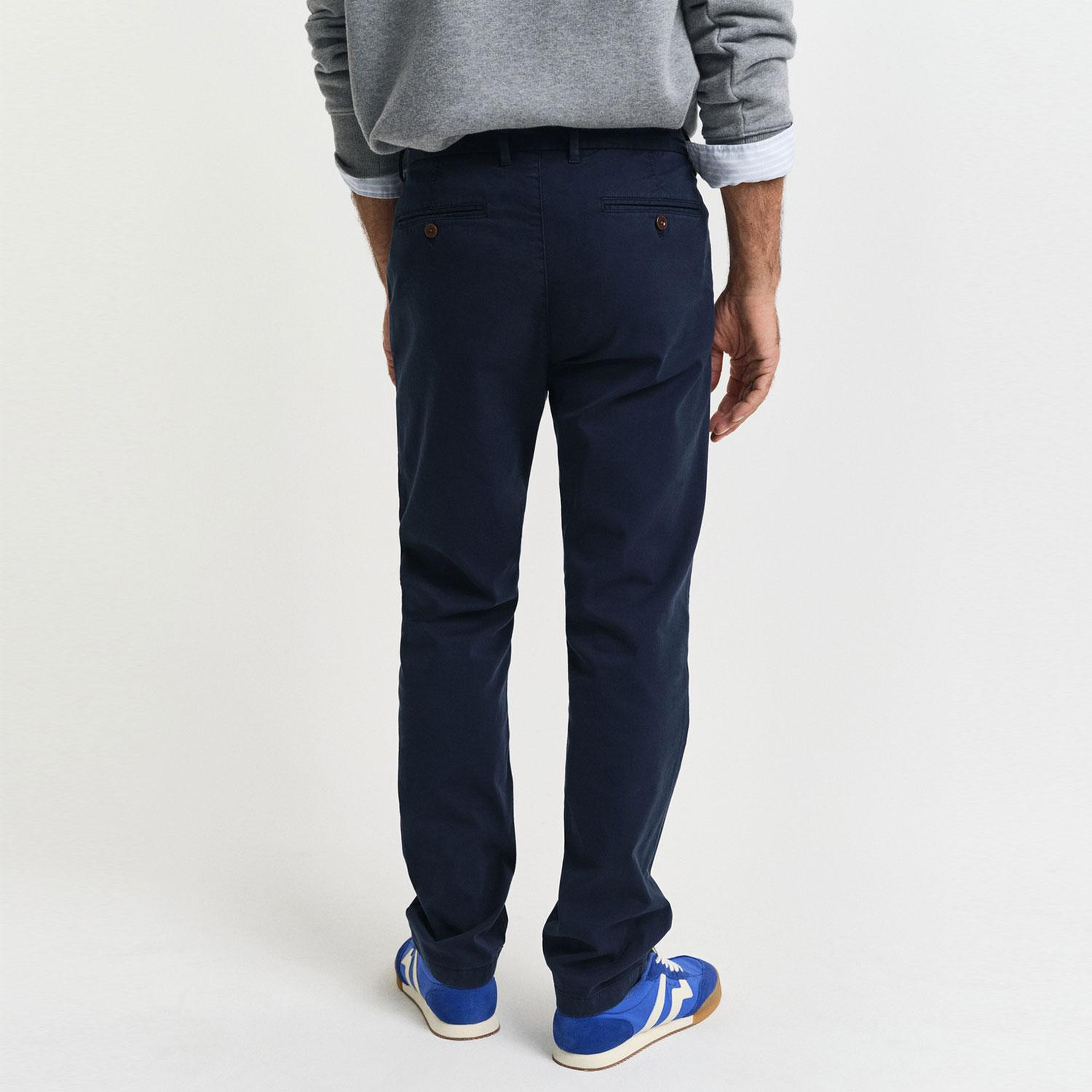GANT Erkek Lacivert Slim Fit Pantolon