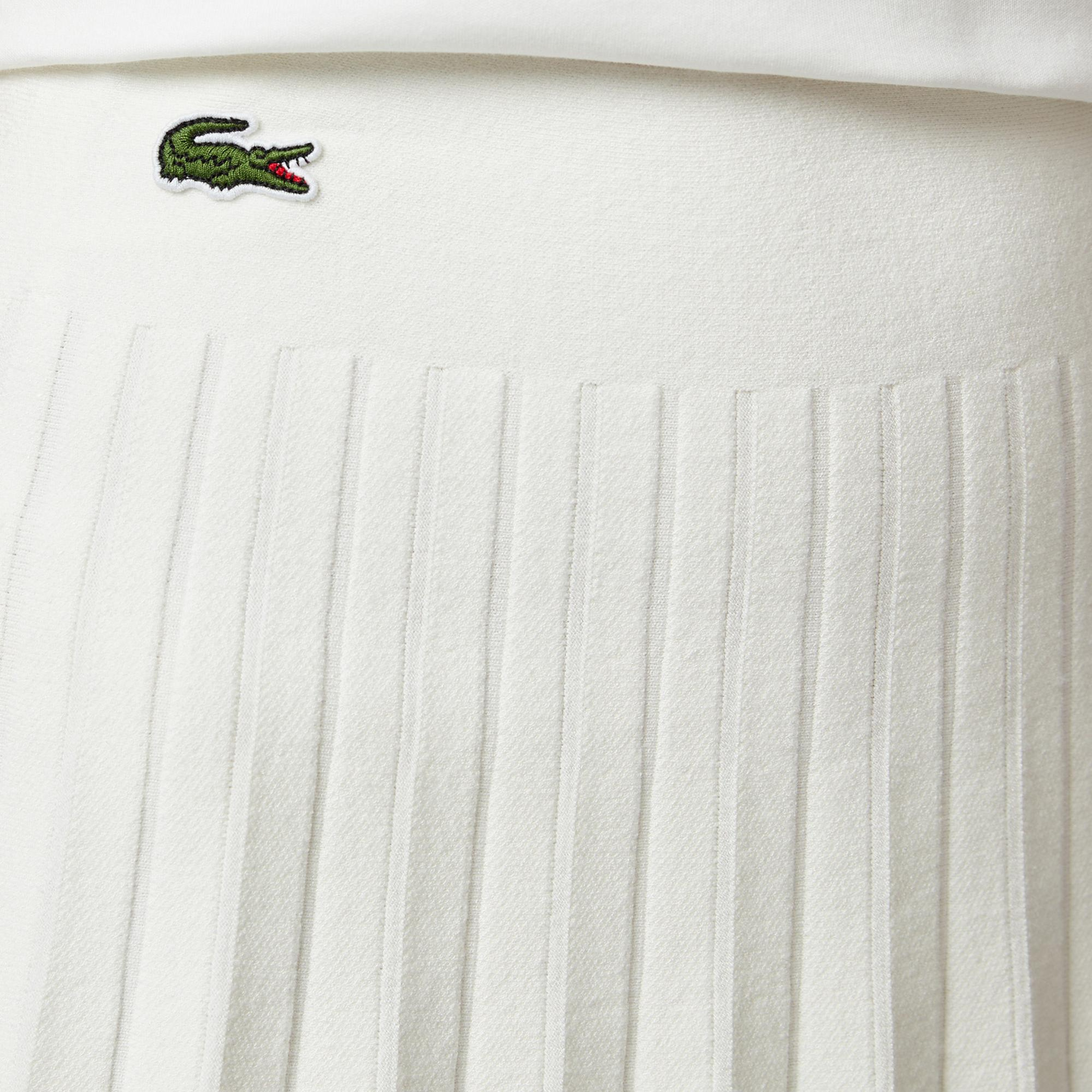 Kadın Flare Fit Beyaz Etek