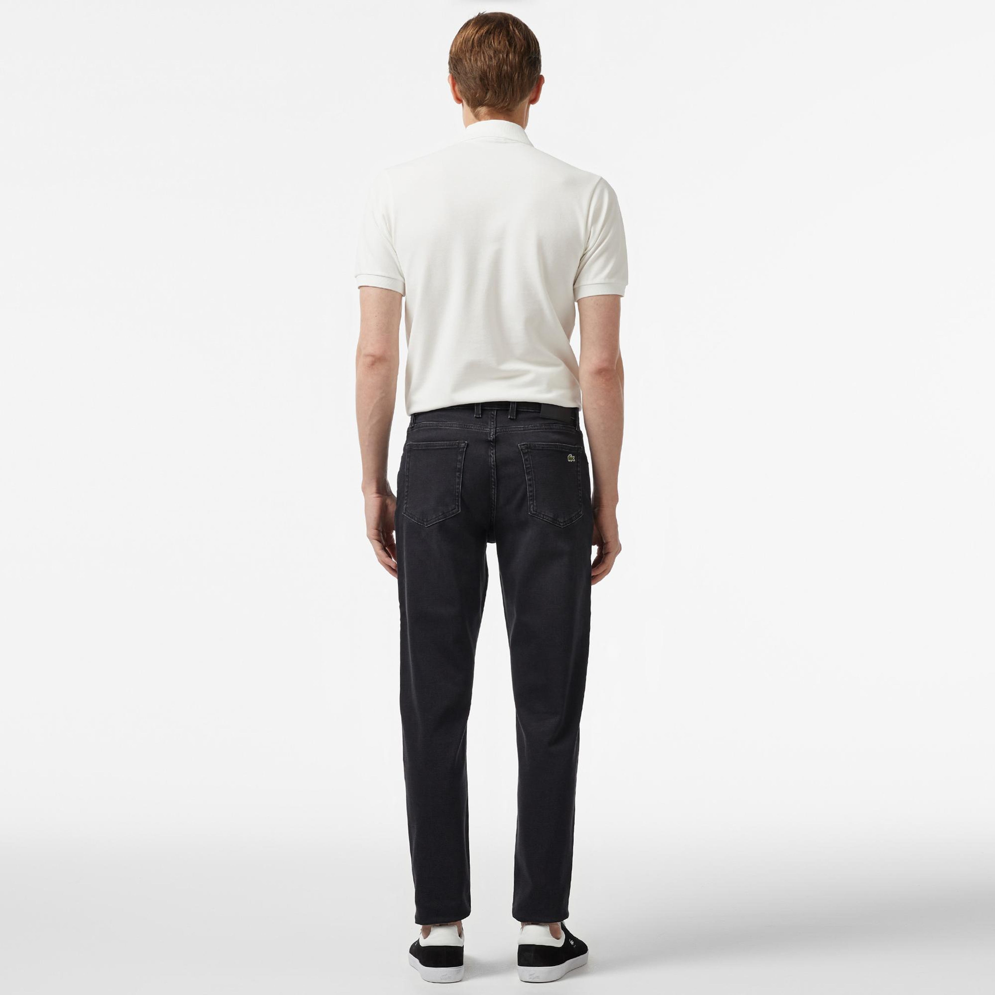 Erkek Regular Fit Denim Siyah Pantolon