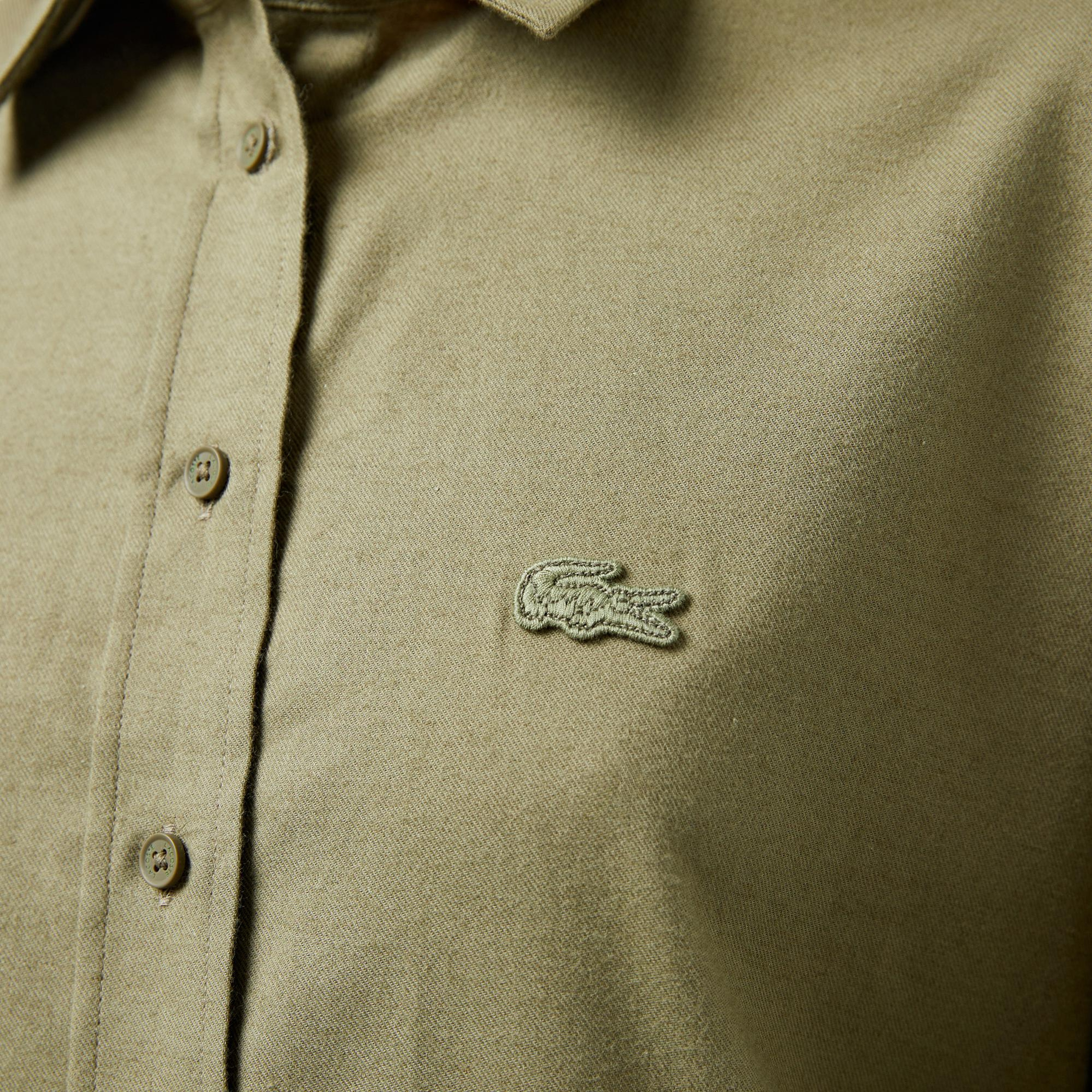 Kadın Loose Fit Haki Gömlek