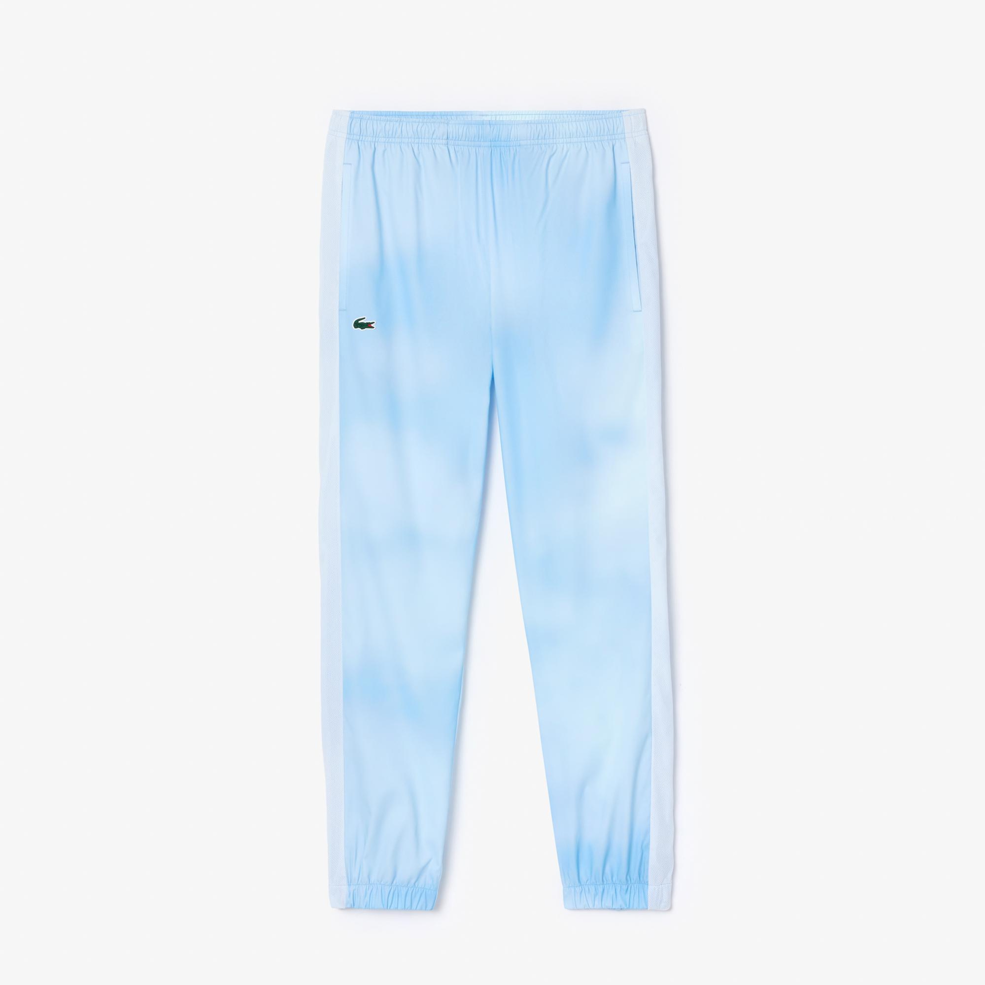 DANIIL MEDVEDEV Erkek Regular Fit Dik Yaka Desenli Mavi Eşofman Takımı