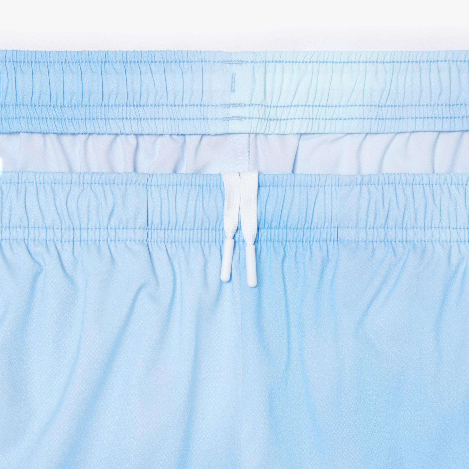 DANIIL MEDVEDEV Erkek Regular Fit Dik Yaka Desenli Mavi Eşofman Takımı