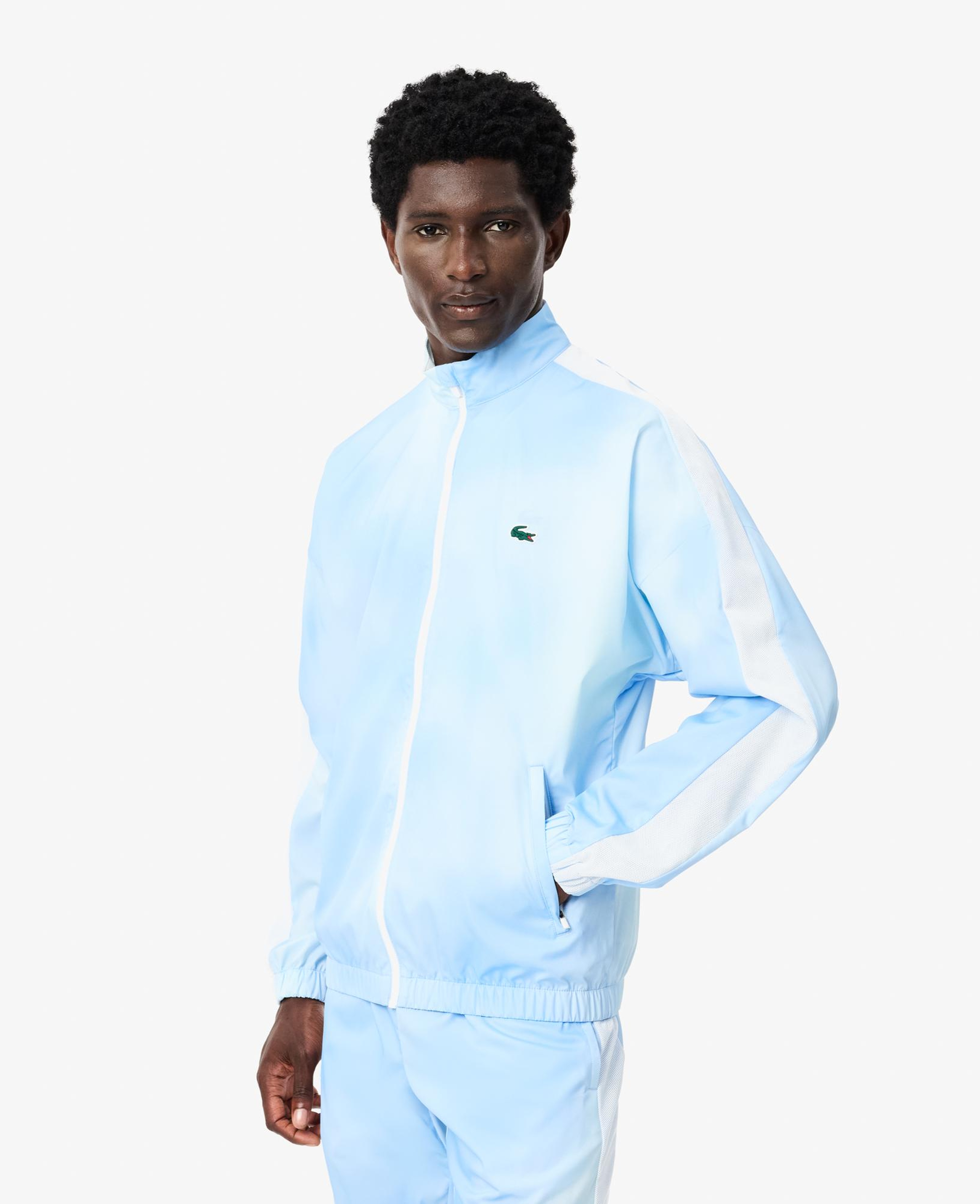 DANIIL MEDVEDEV Erkek Regular Fit Dik Yaka Desenli Mavi Eşofman Takımı