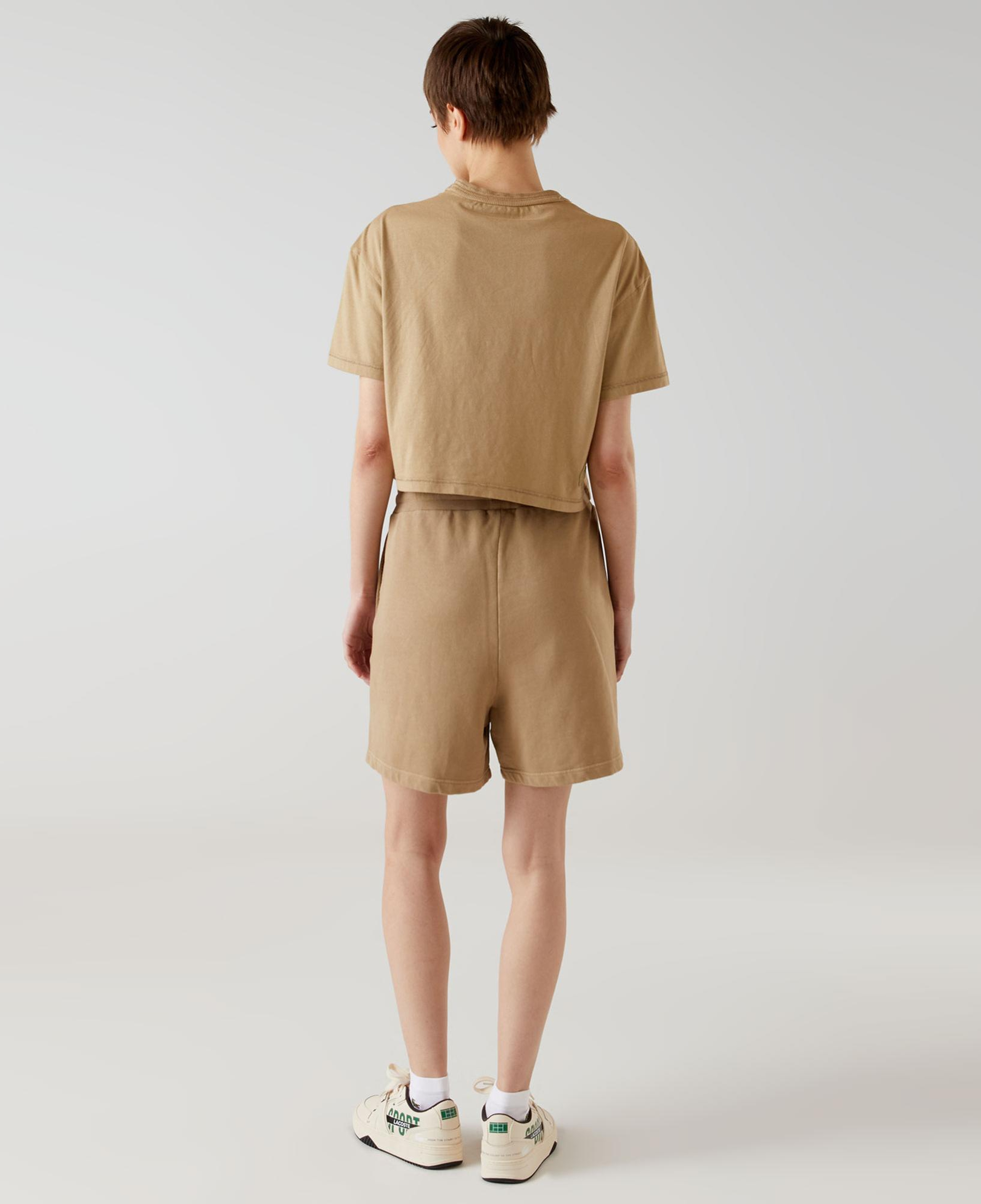 Lacoste x House of SuperStep Kadın Kahverengi Şort