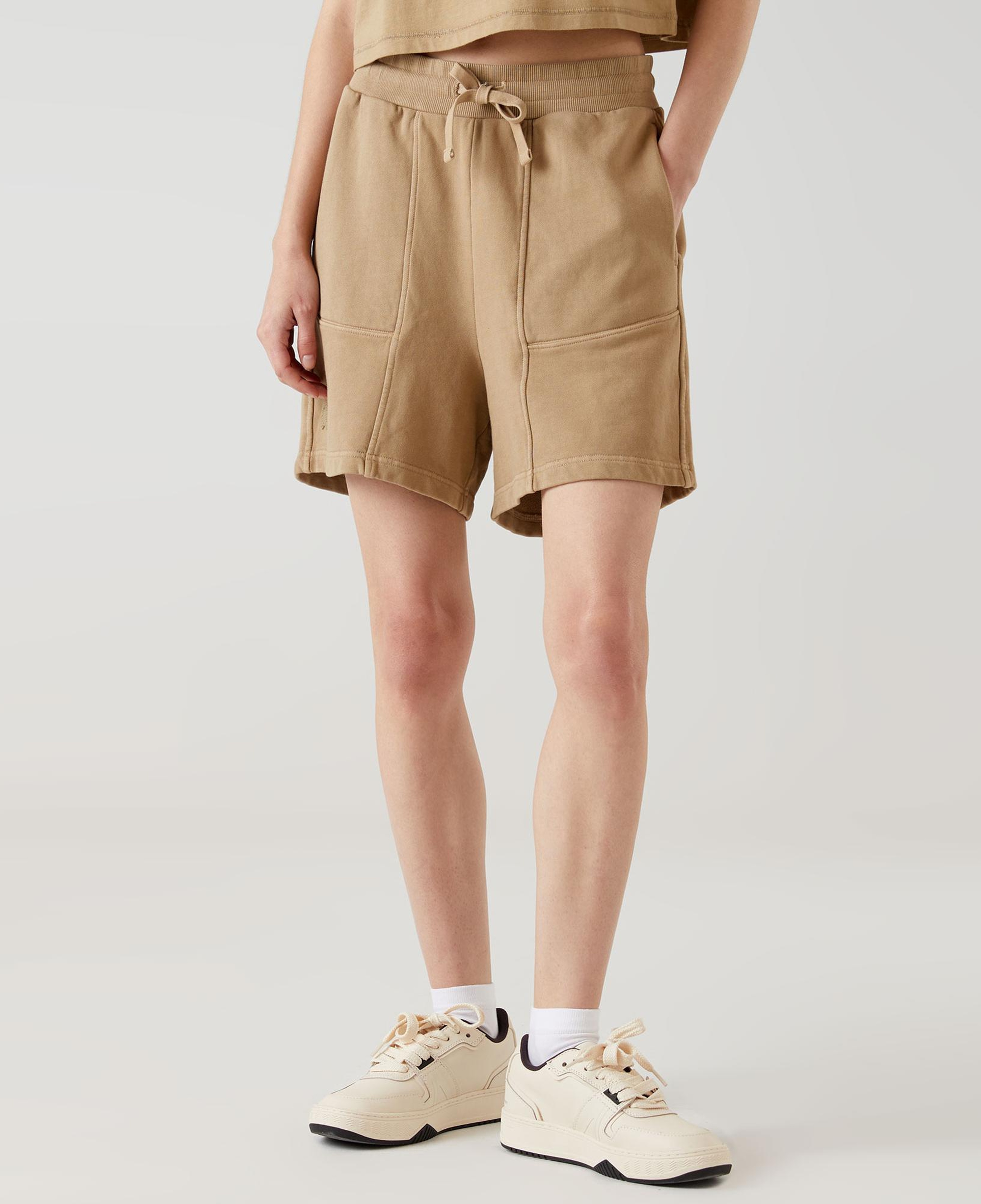 Lacoste x House of SuperStep Kadın Kahverengi Şort