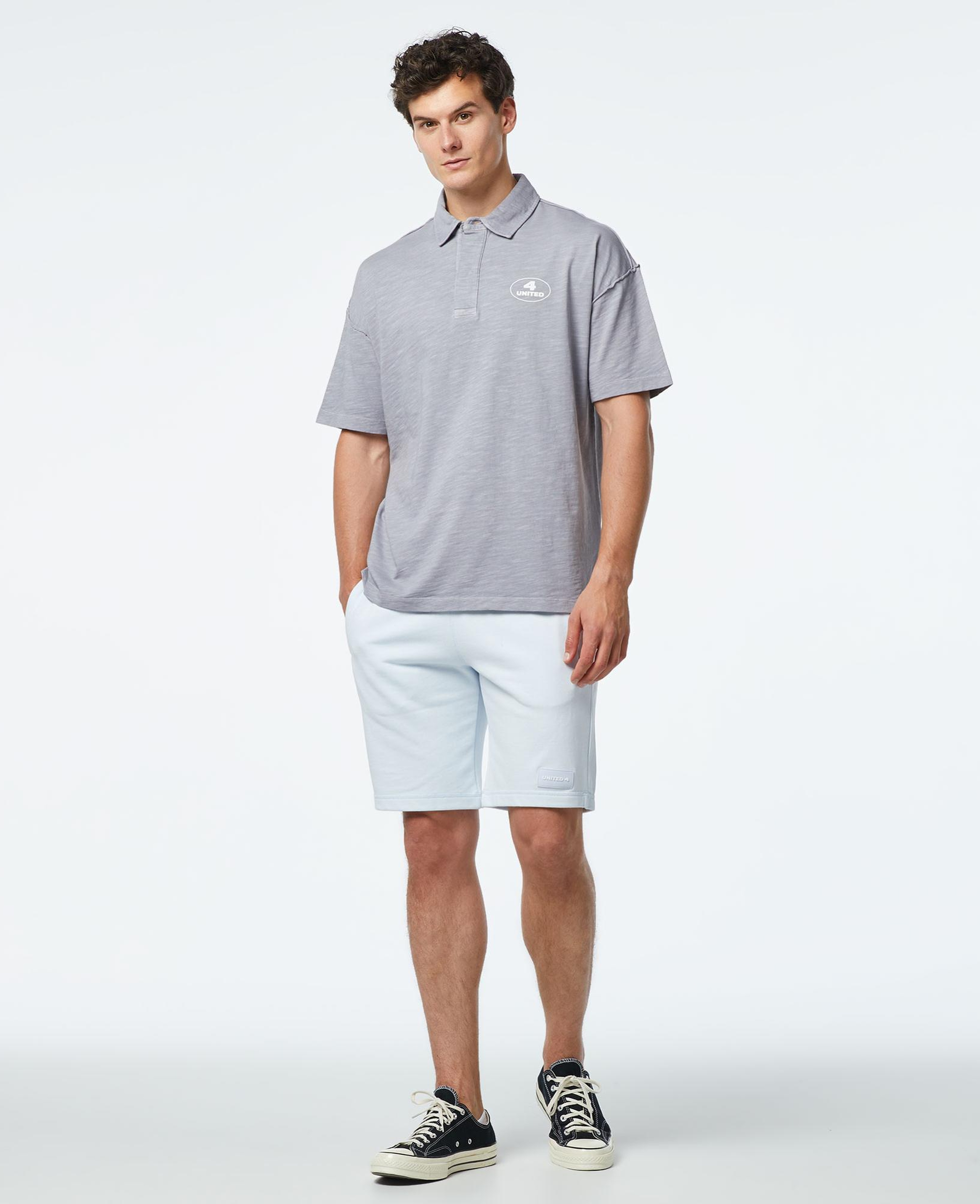 UNITED4 Erkek Gri Polo