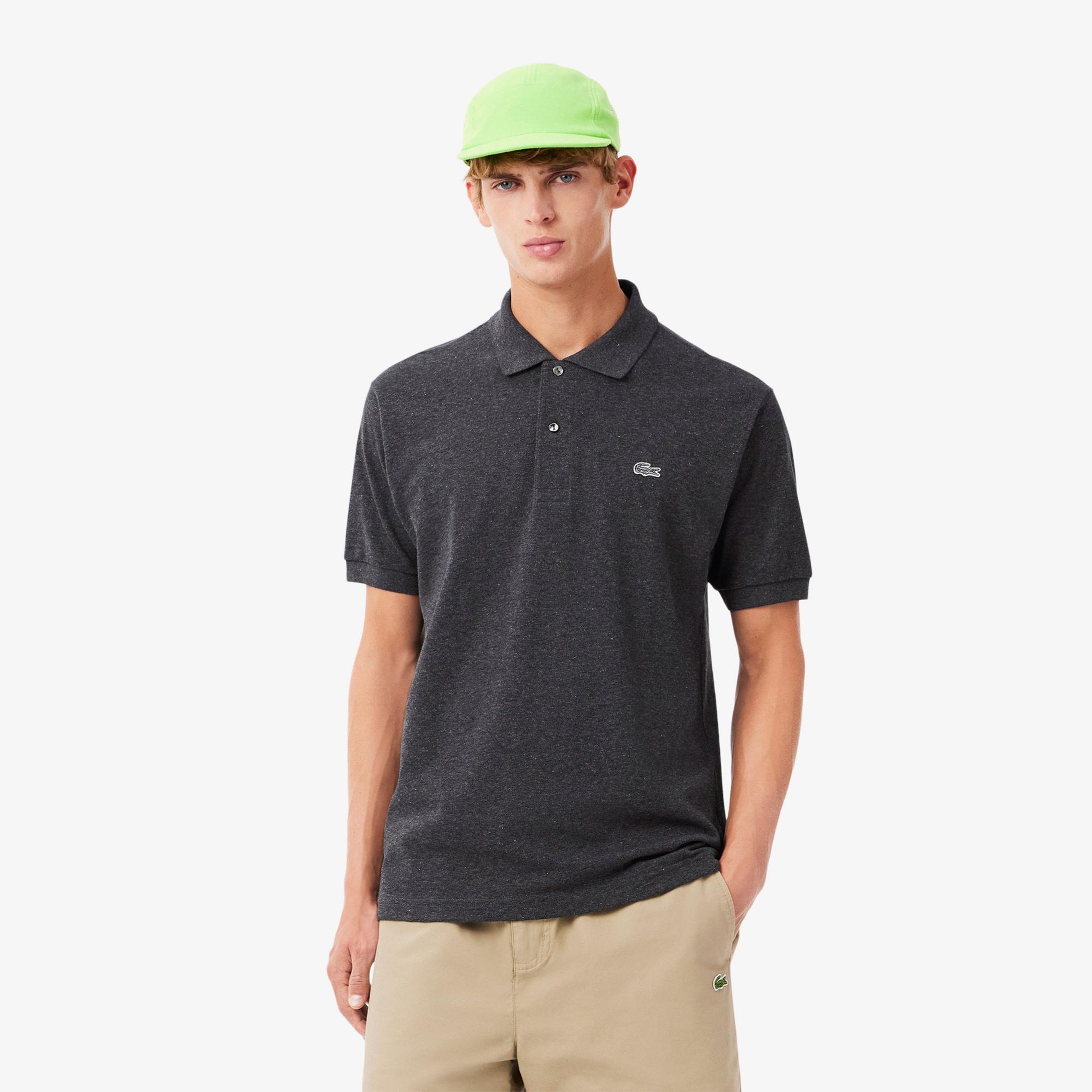 Erkek Classic Fit Gri Polo