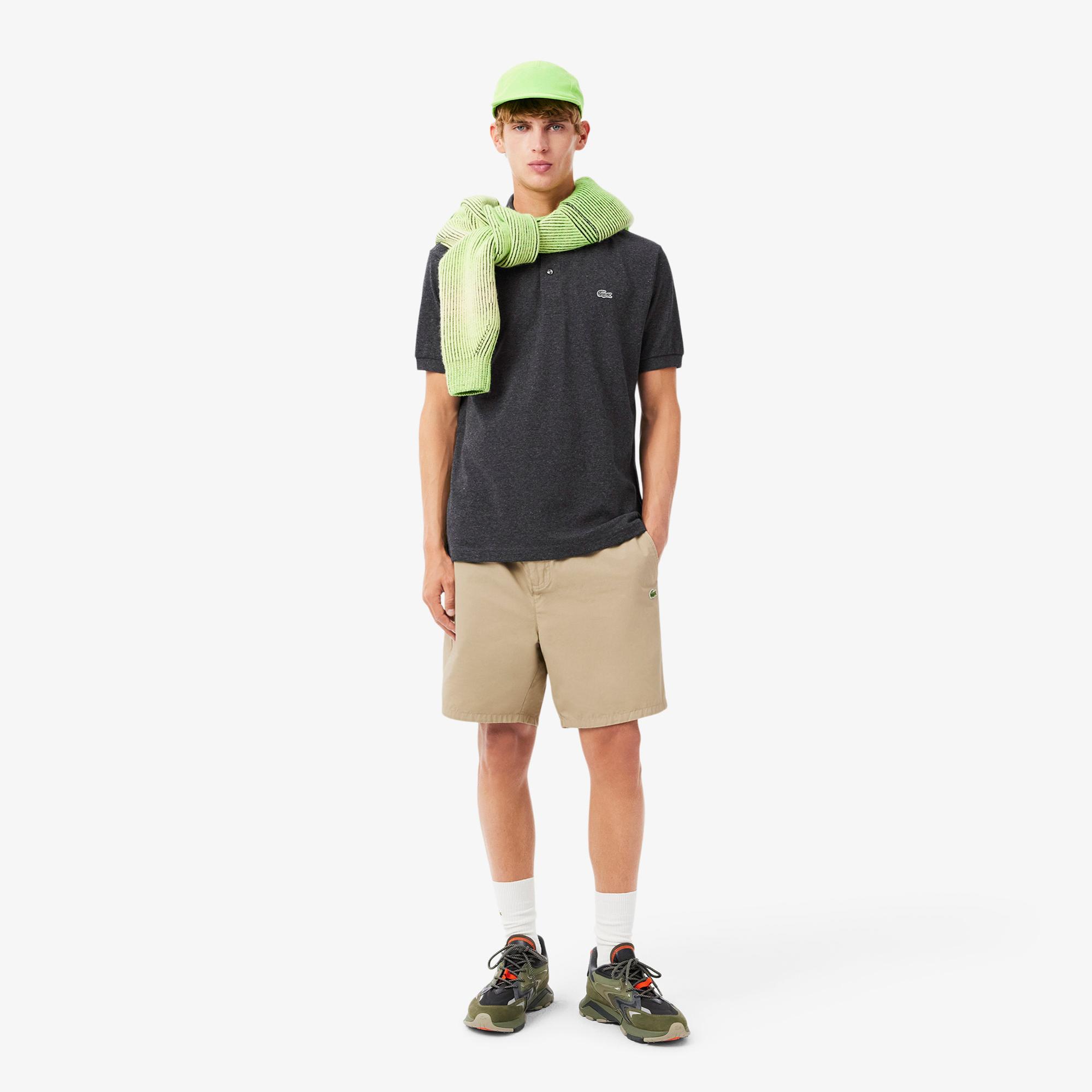 Erkek Classic Fit Gri Polo