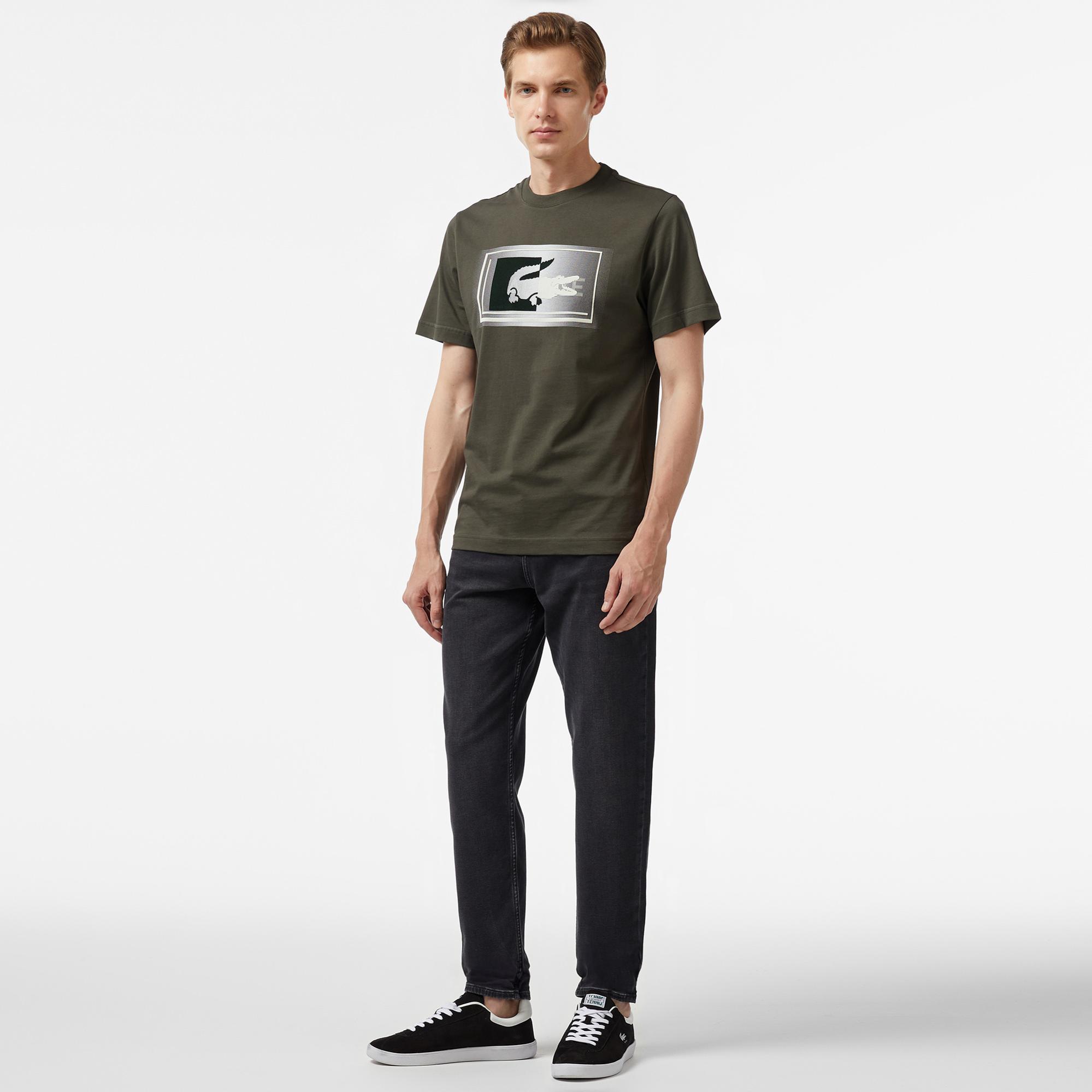 Erkek Regular Fit Denim Gri Pantolon