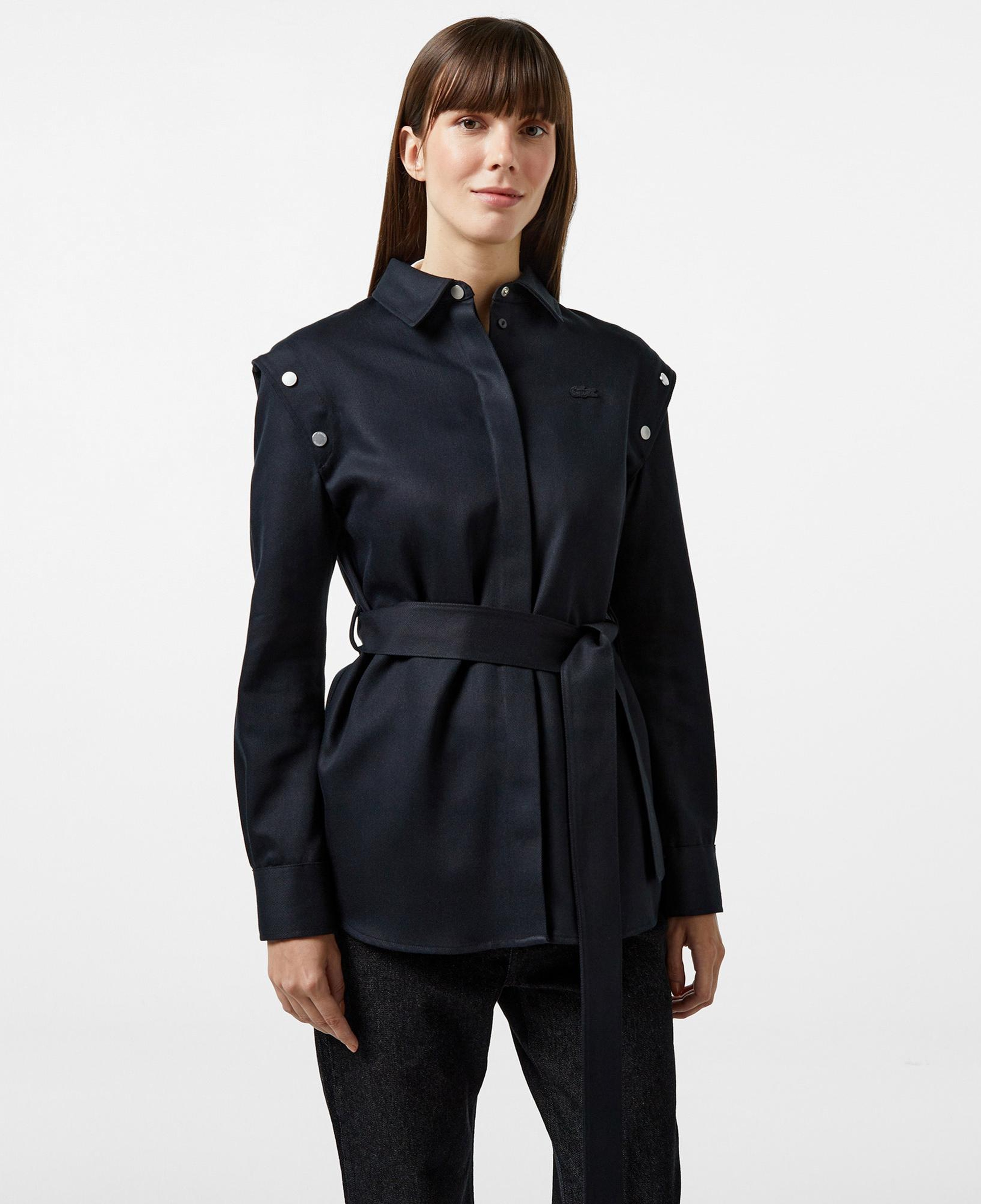 Kadın Regular Fit Siyah Gömlek