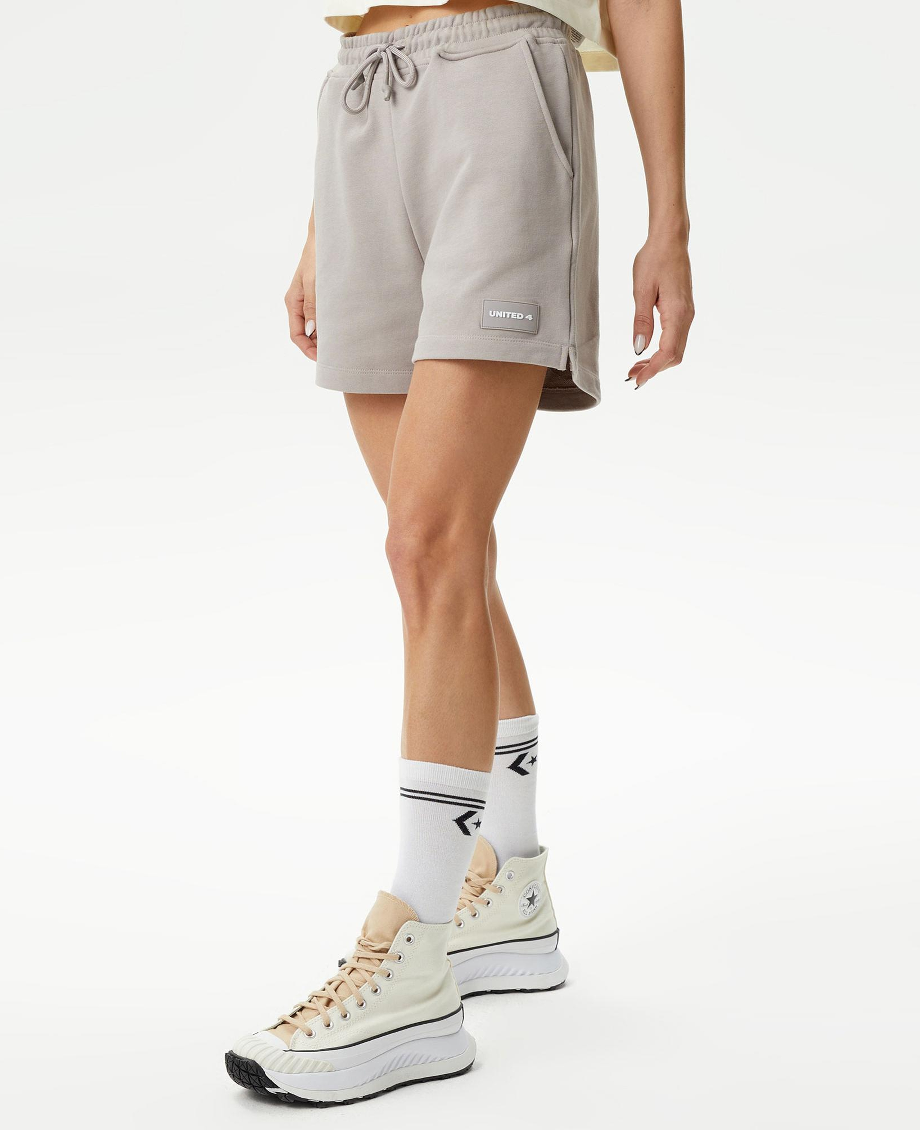 UNITED4 Kadın Gri Şort