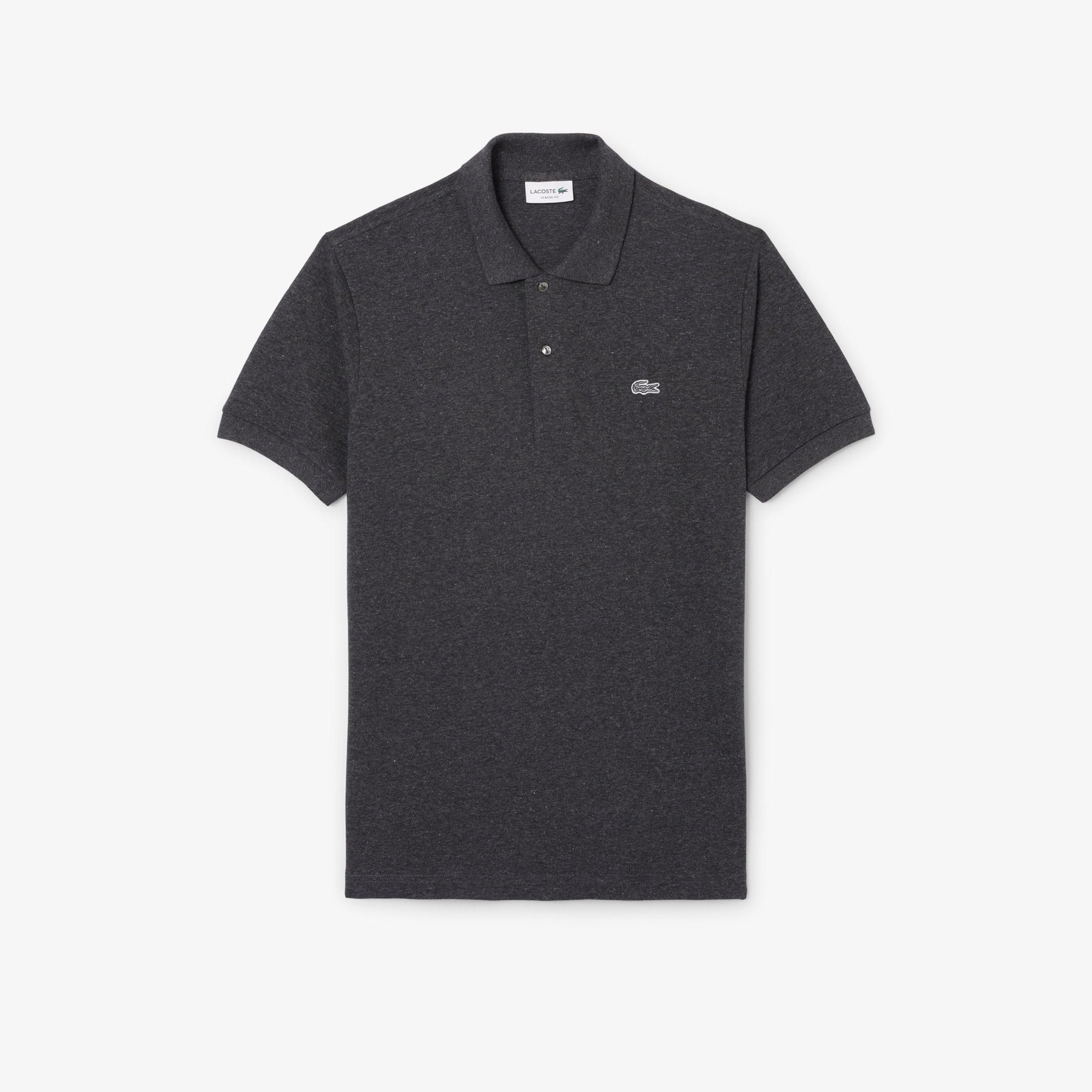 Erkek Classic Fit Gri Polo