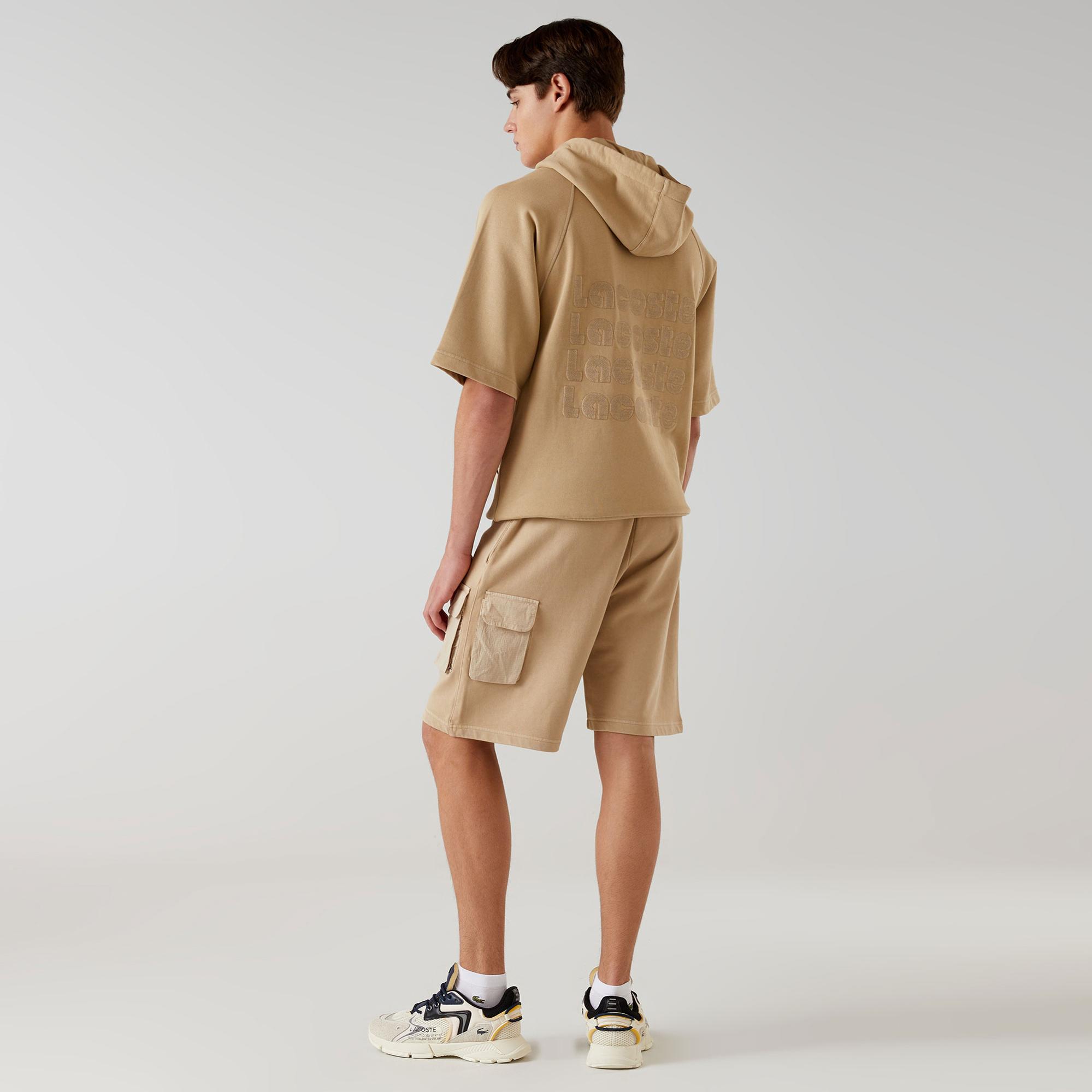 Lacoste x House of SuperStep Erkek Kahverengi Şort