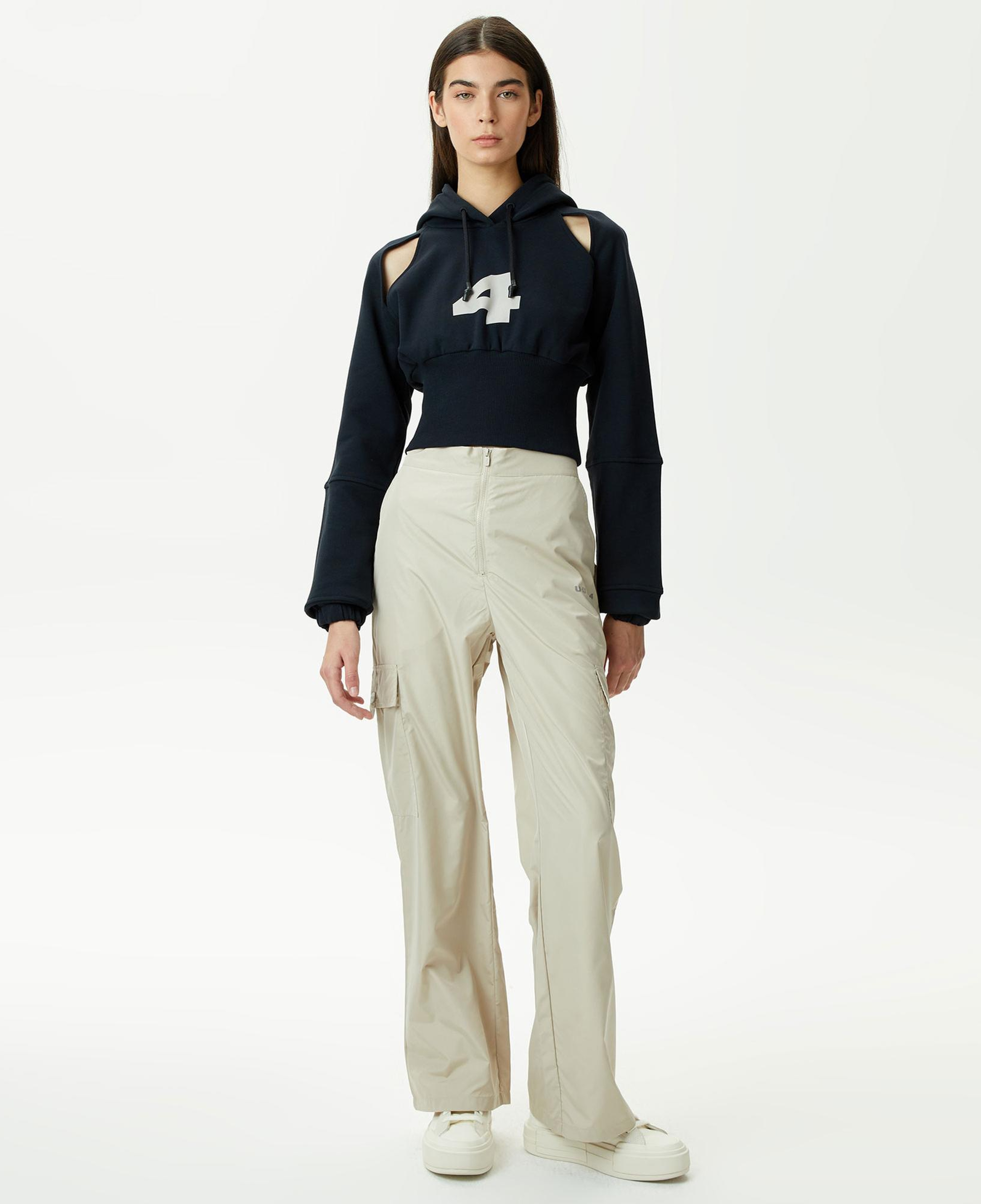 UNITED4 Kadın Siyah Sweatshirt