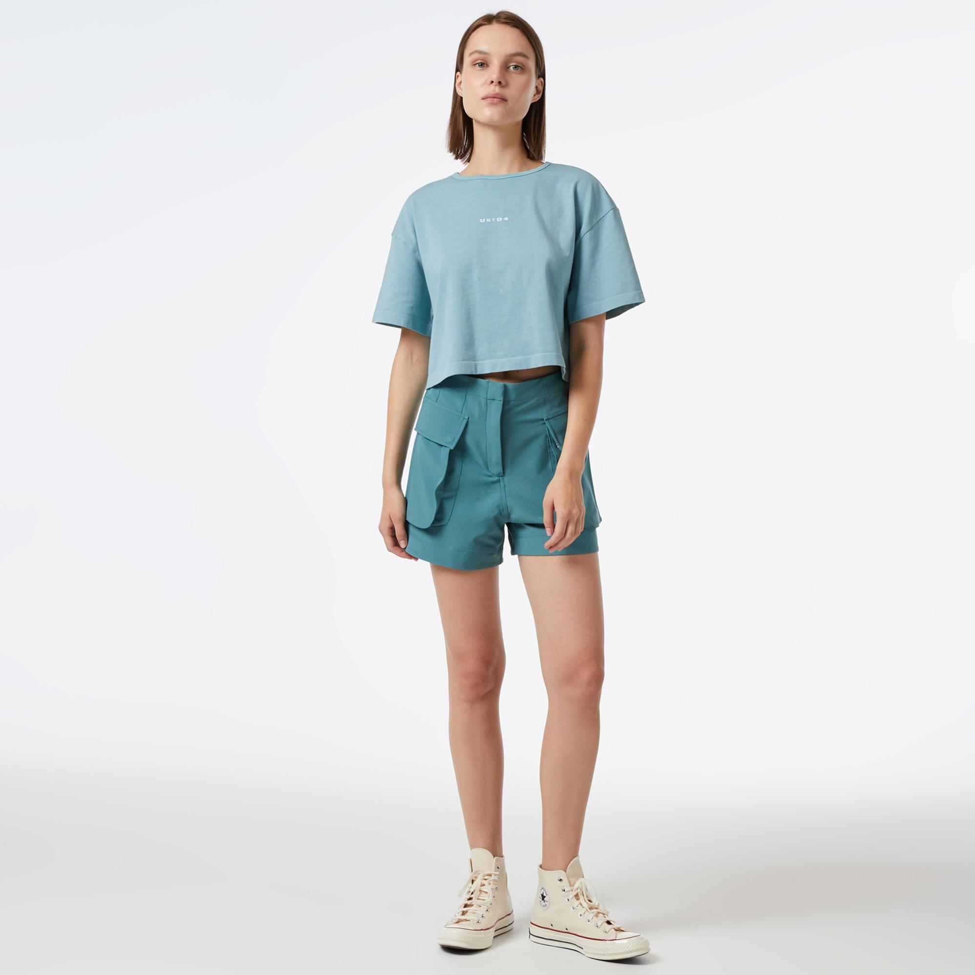 UNITED4 Kadın Yeşil Şort