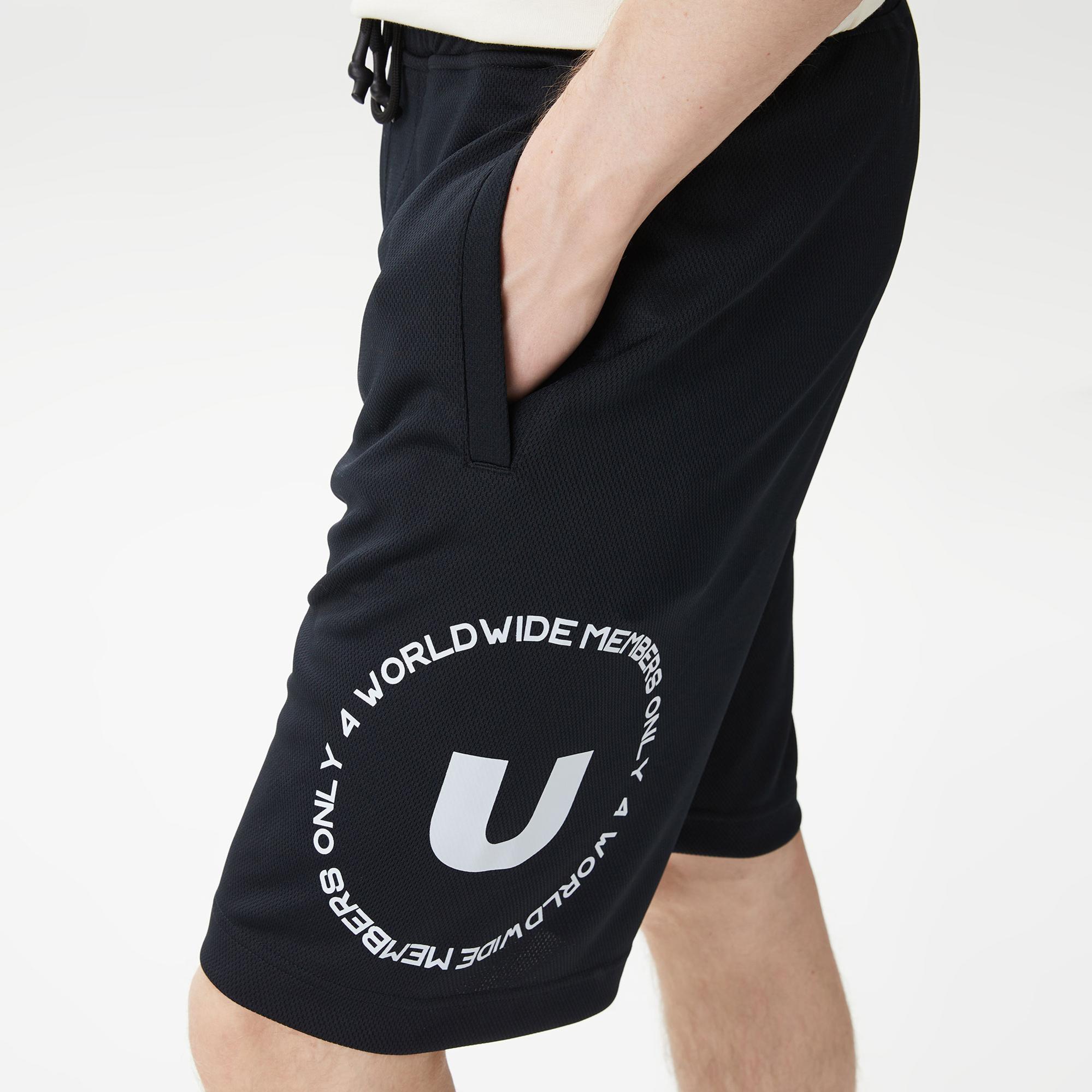UNITED4 Erkek Siyah Şort