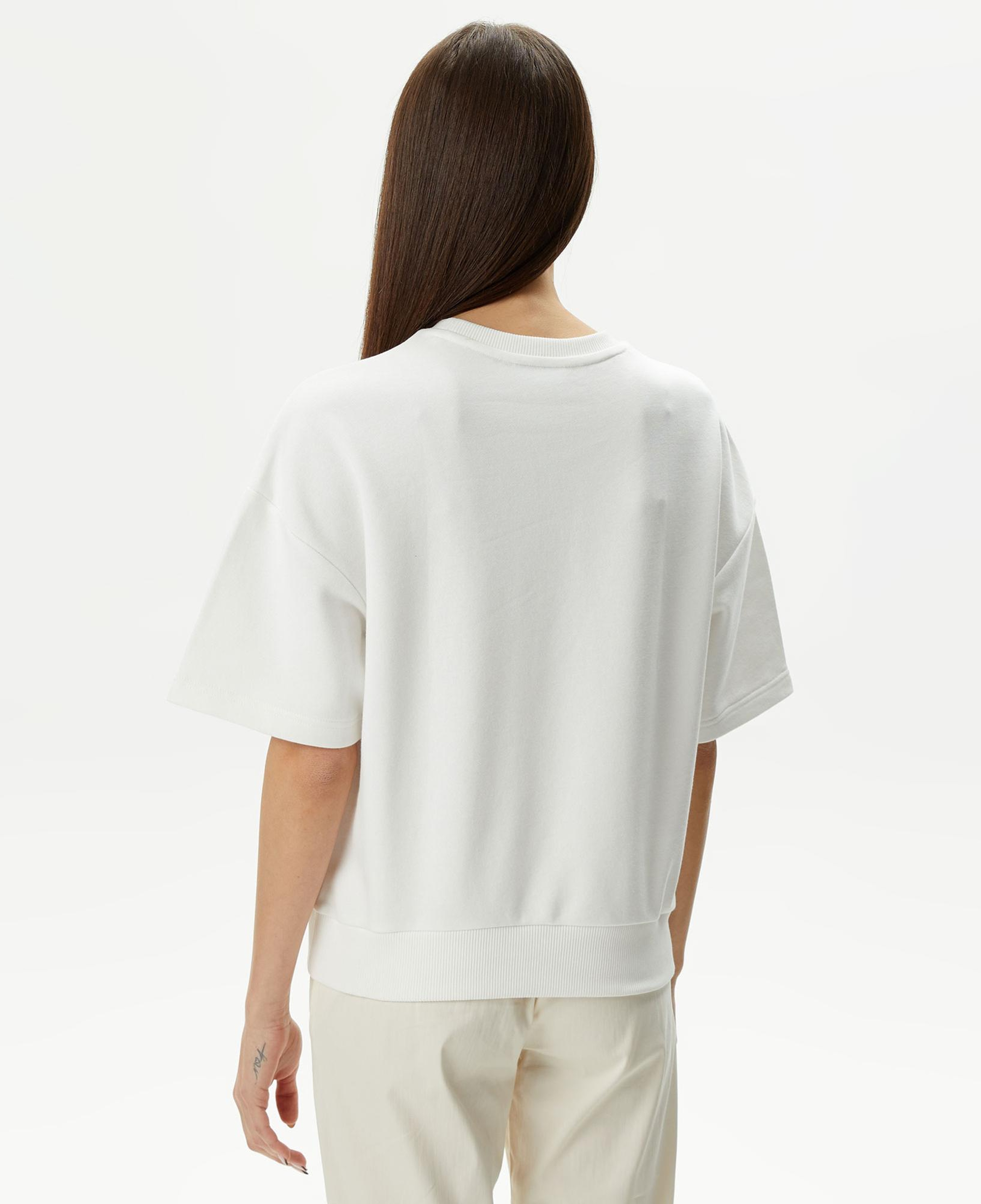 Lacoste Loose Fit Kadın Beyaz T-Shirt