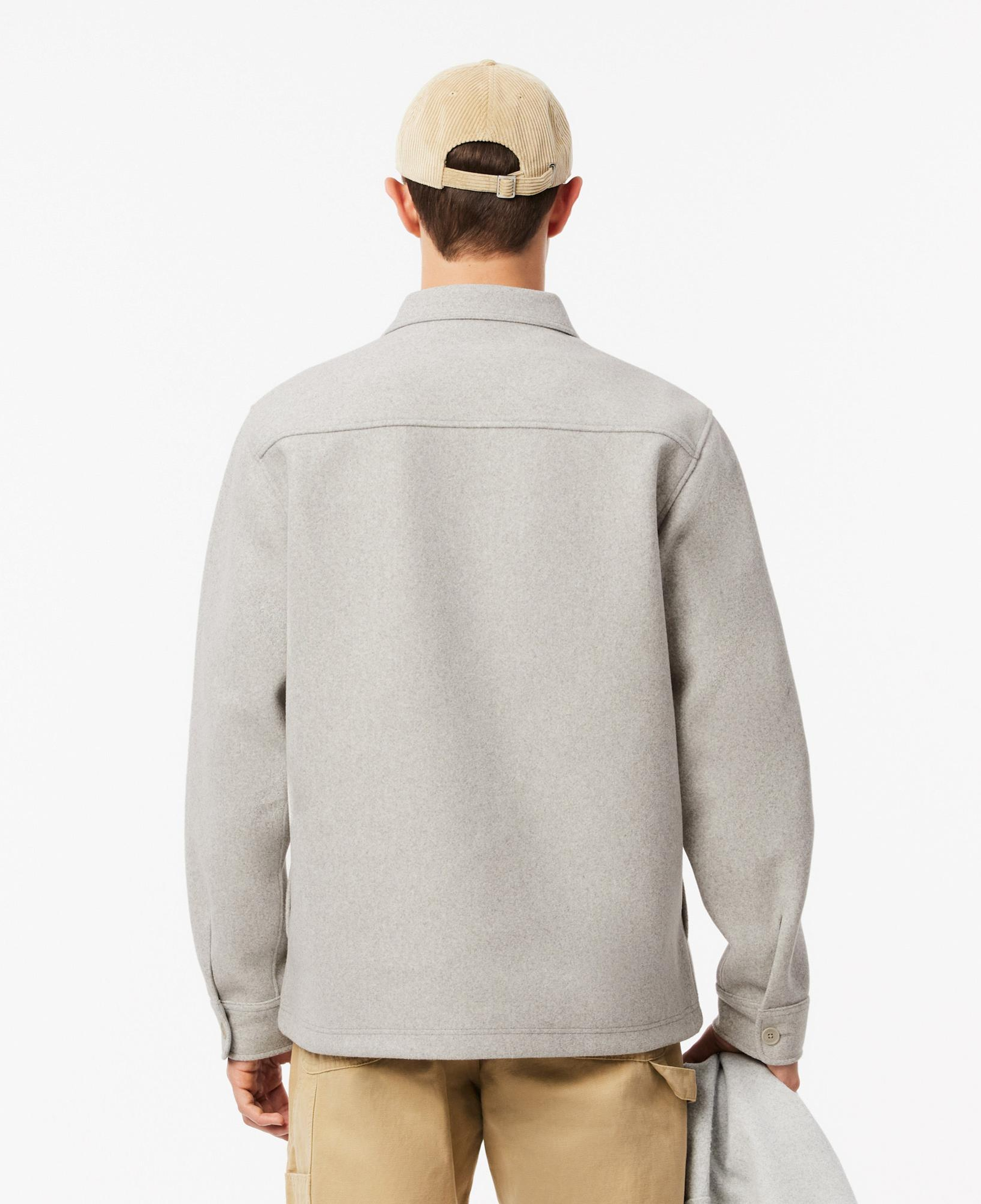 Erkek Oversize Fit Gri Gömlek