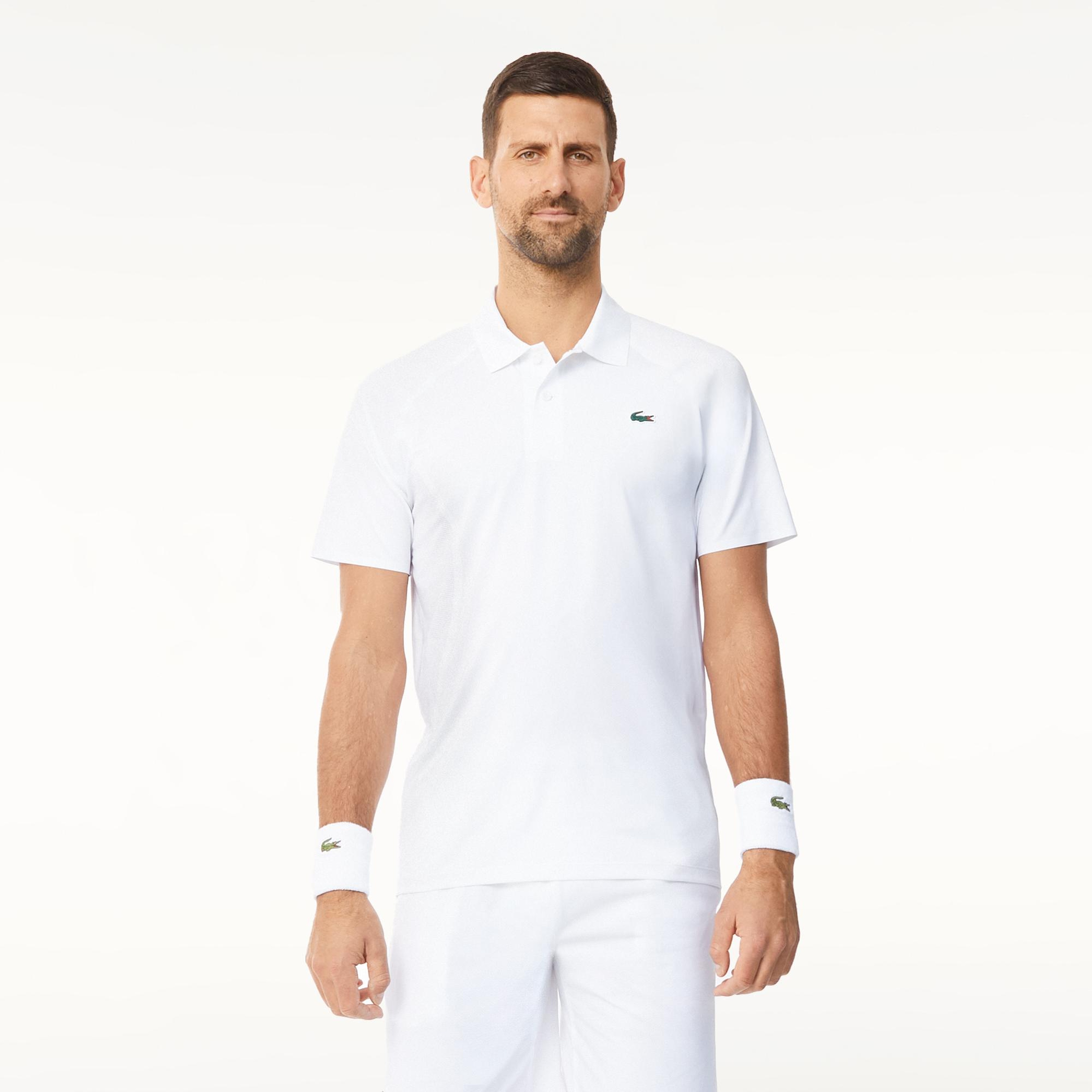 SPORT x Novak Djokovic Erkek Regular Fit Beyaz Polo