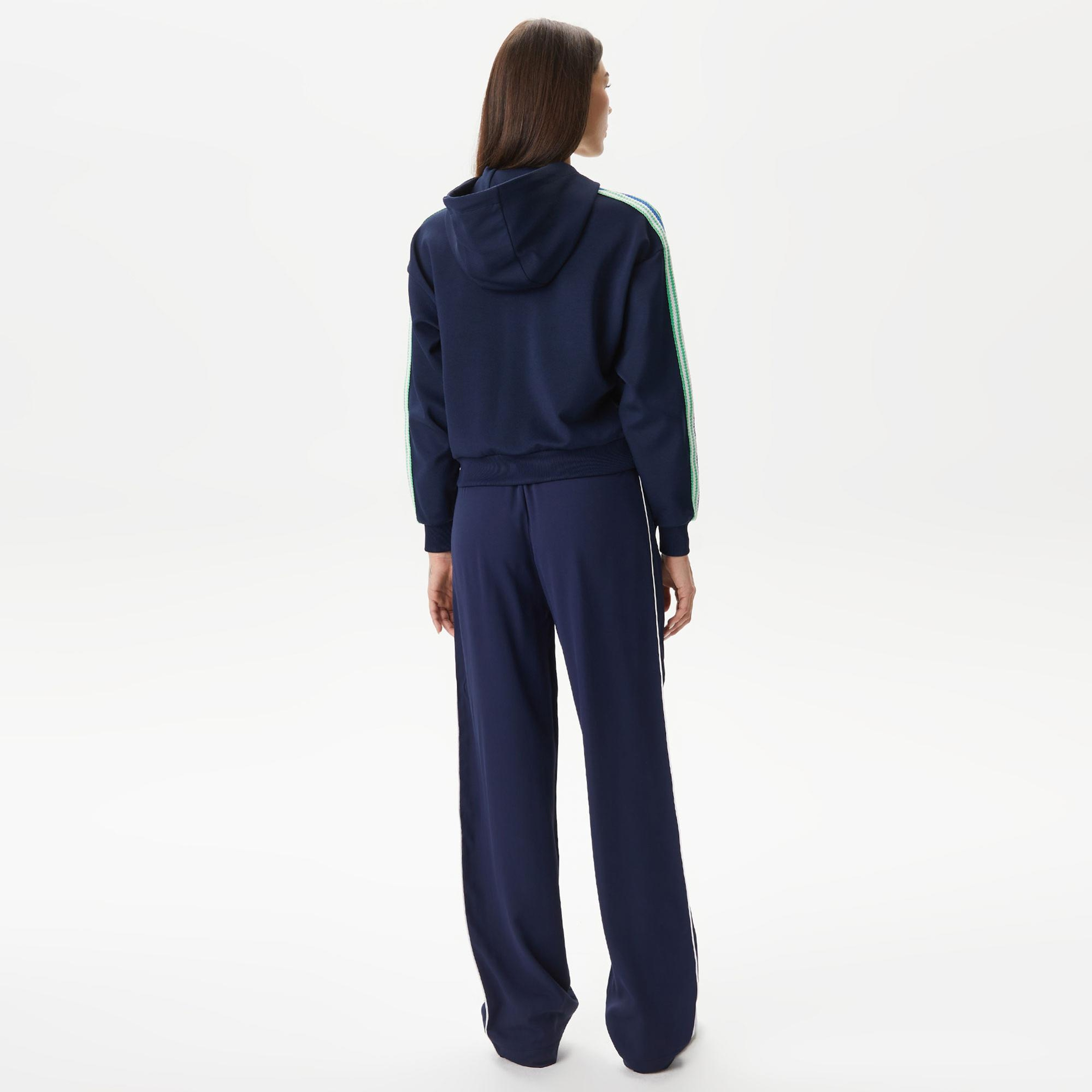 Kadın Wide Fit Lacivert Pantolon