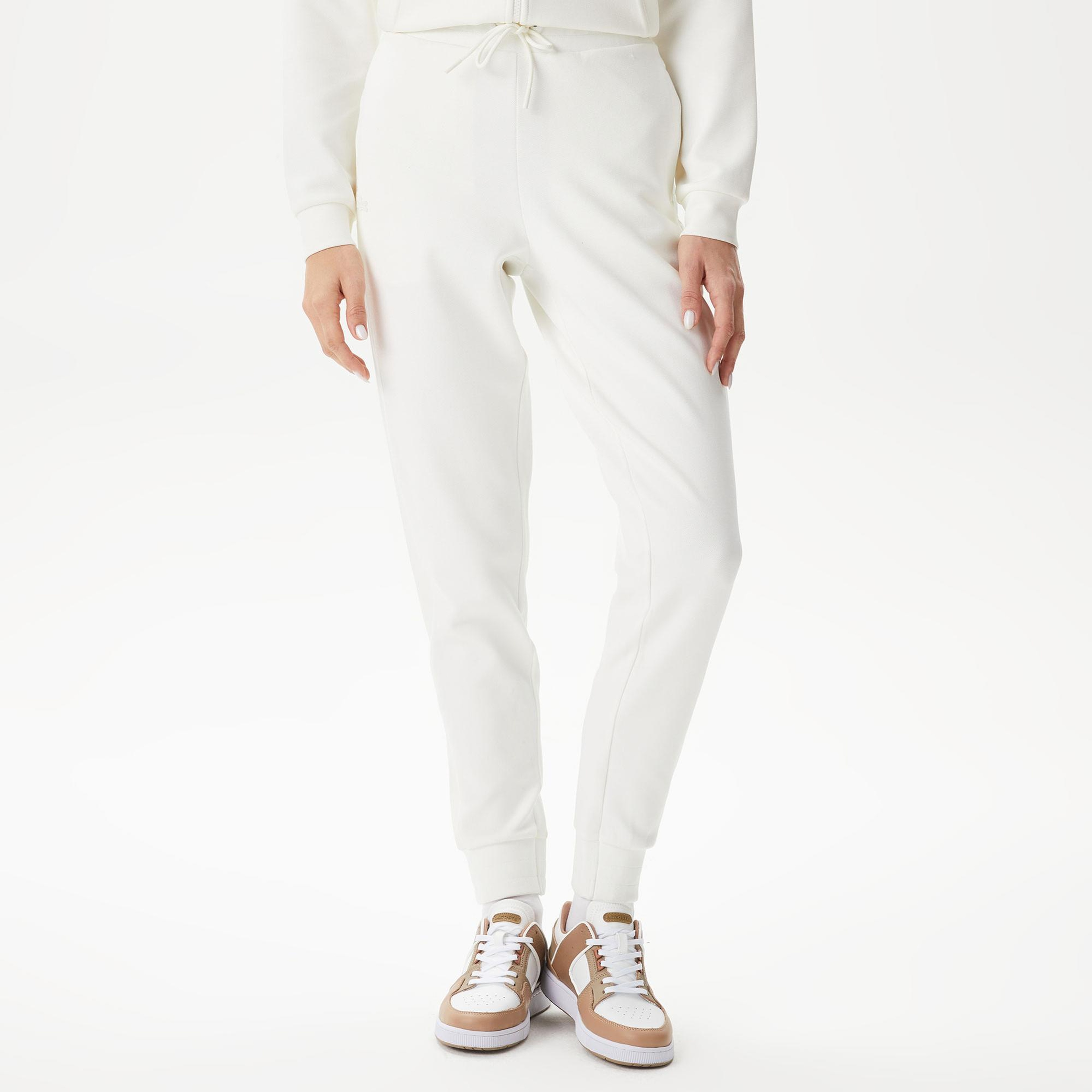 Kadın Jogger Beyaz Eşofman Altı