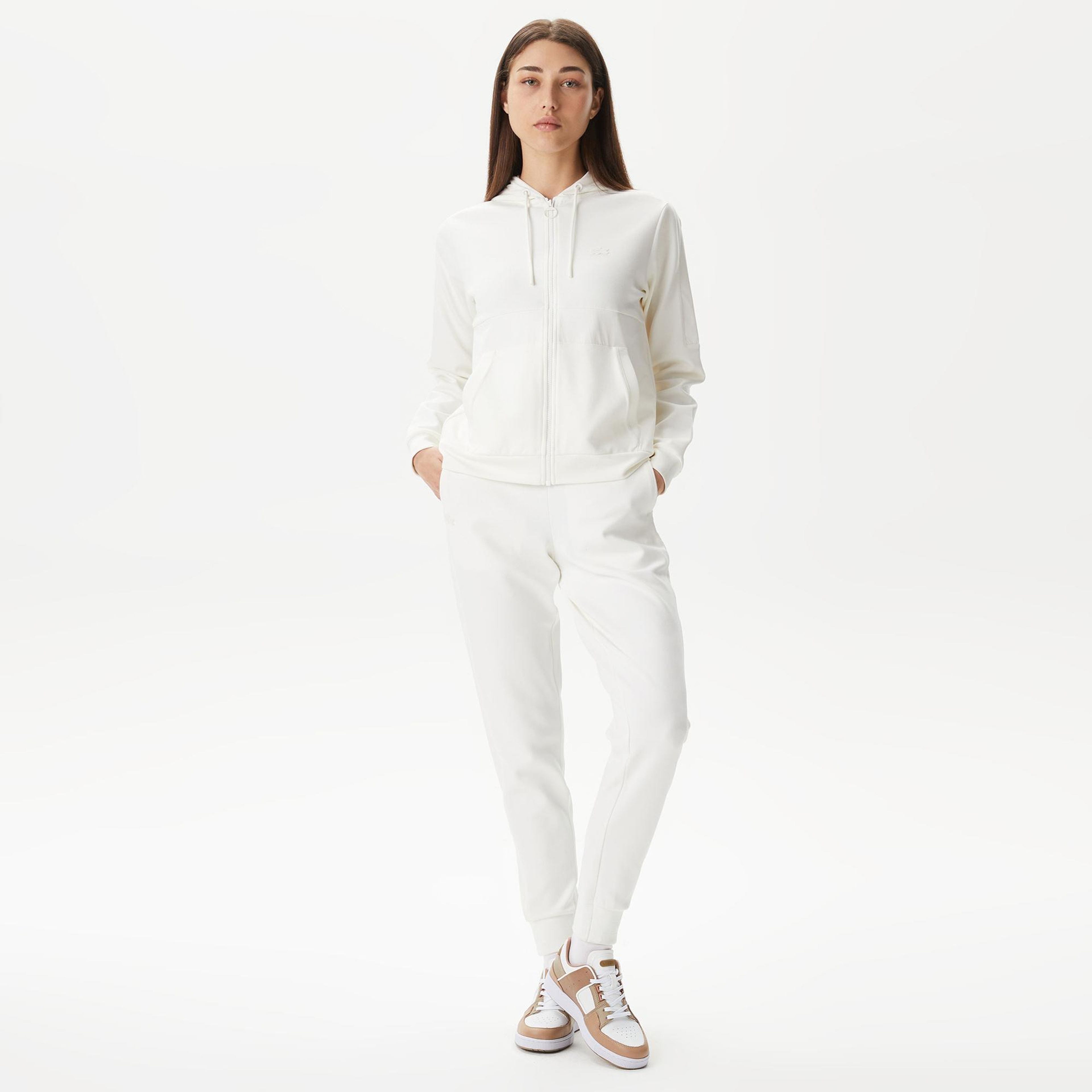 Kadın Jogger Beyaz Eşofman Altı