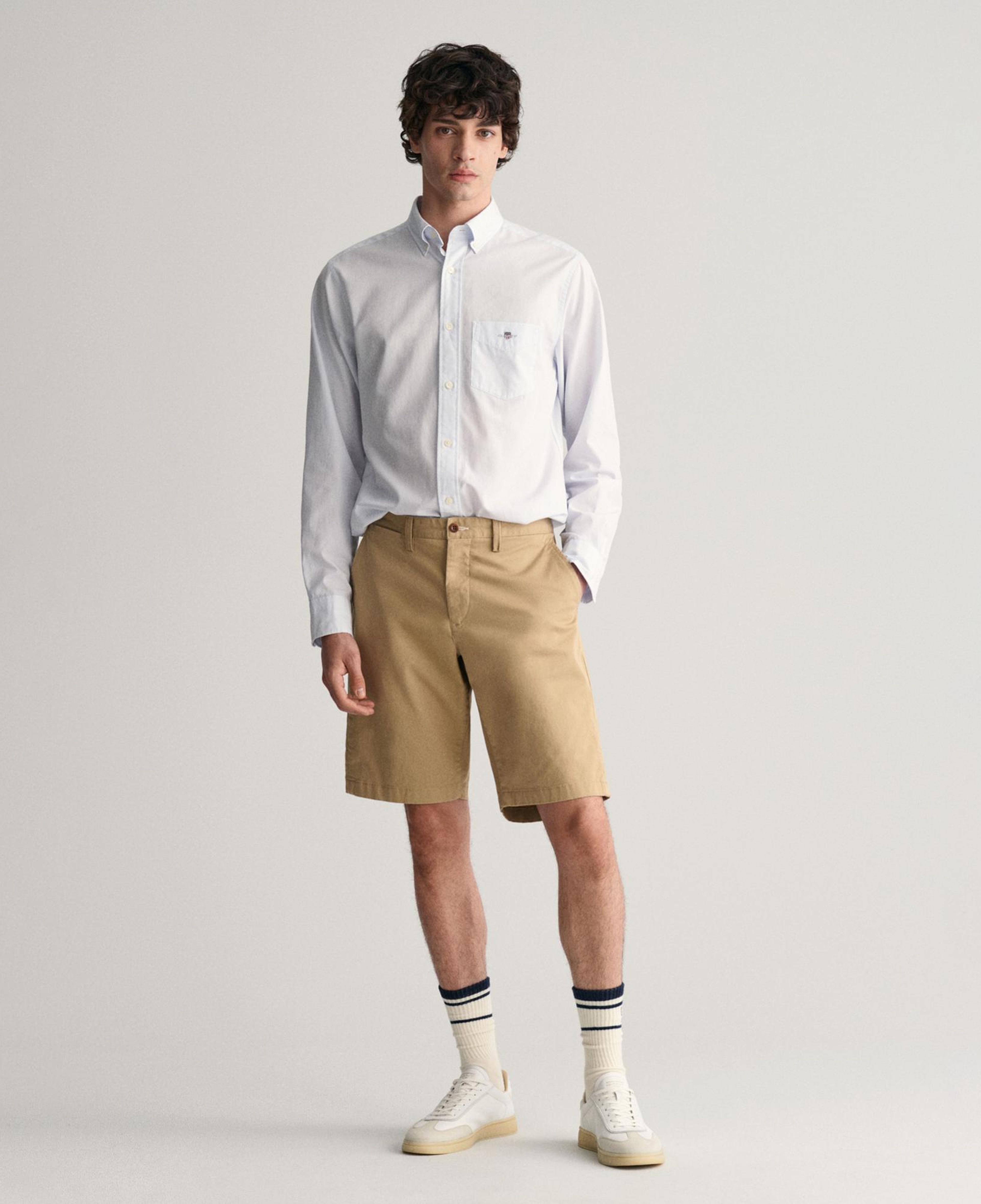 Gant Erkek Bej Relaxed Fit Chino Şort