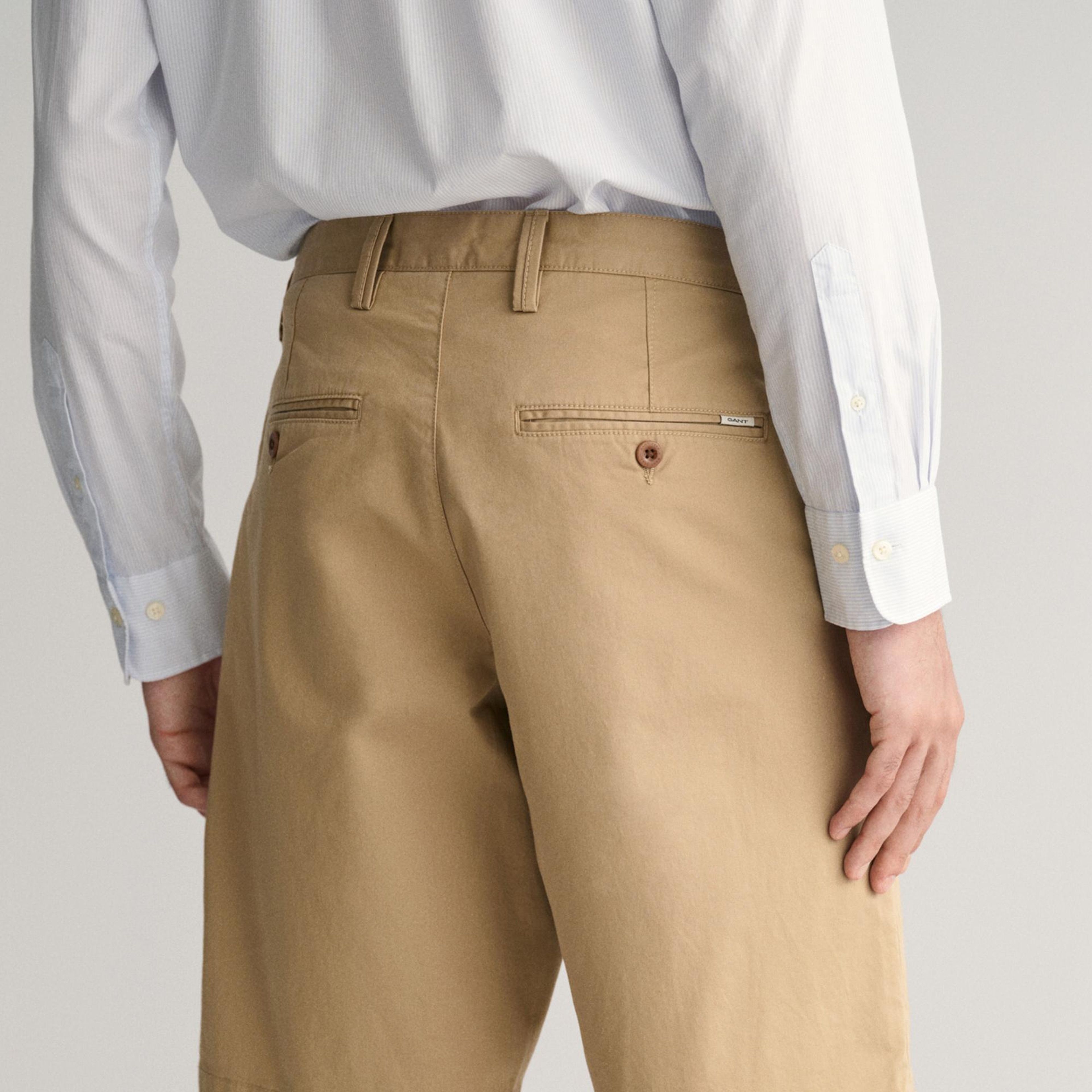 Gant Erkek Bej Relaxed Fit Chino Şort