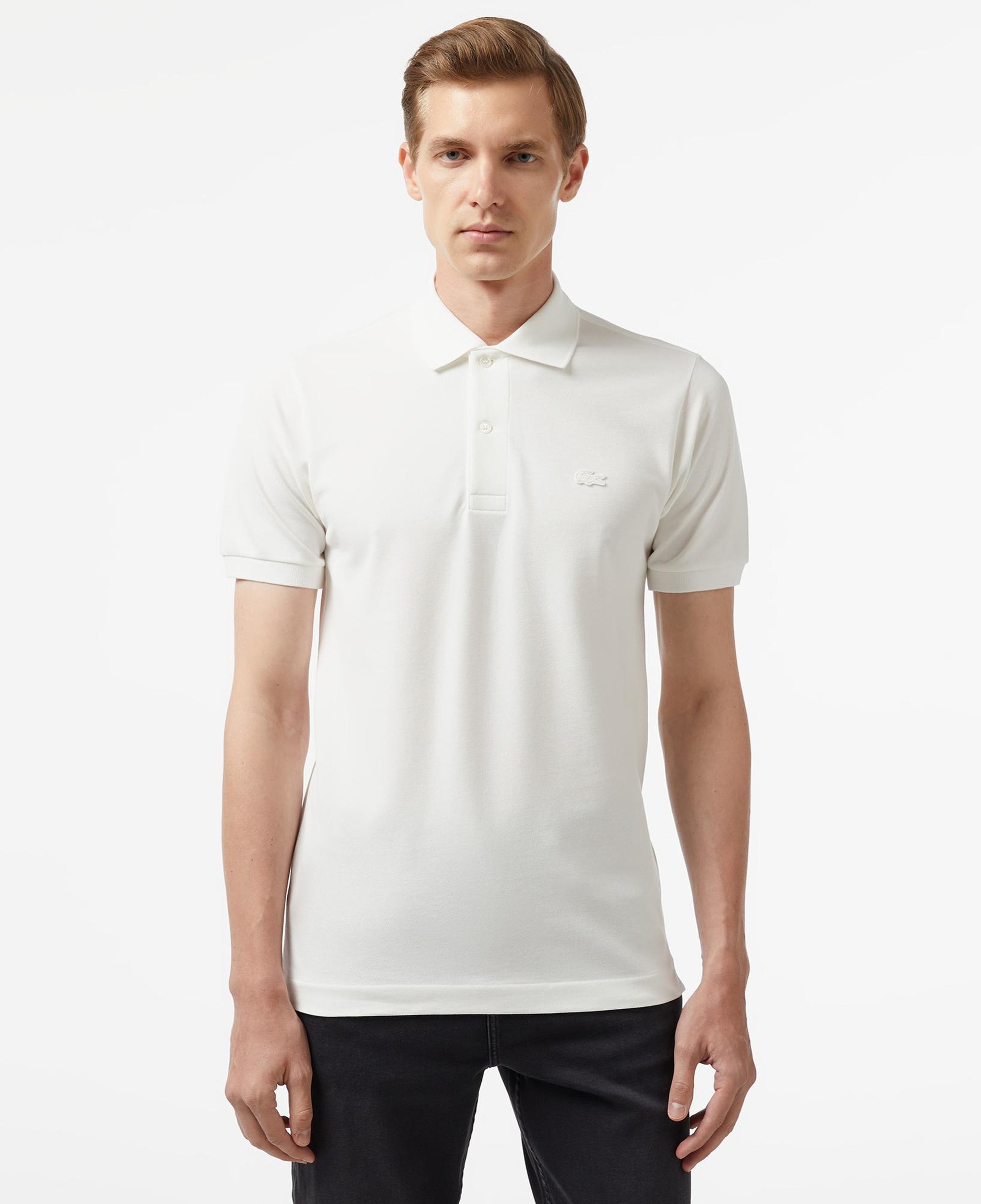 Erkek Classic Fit Beyaz Polo